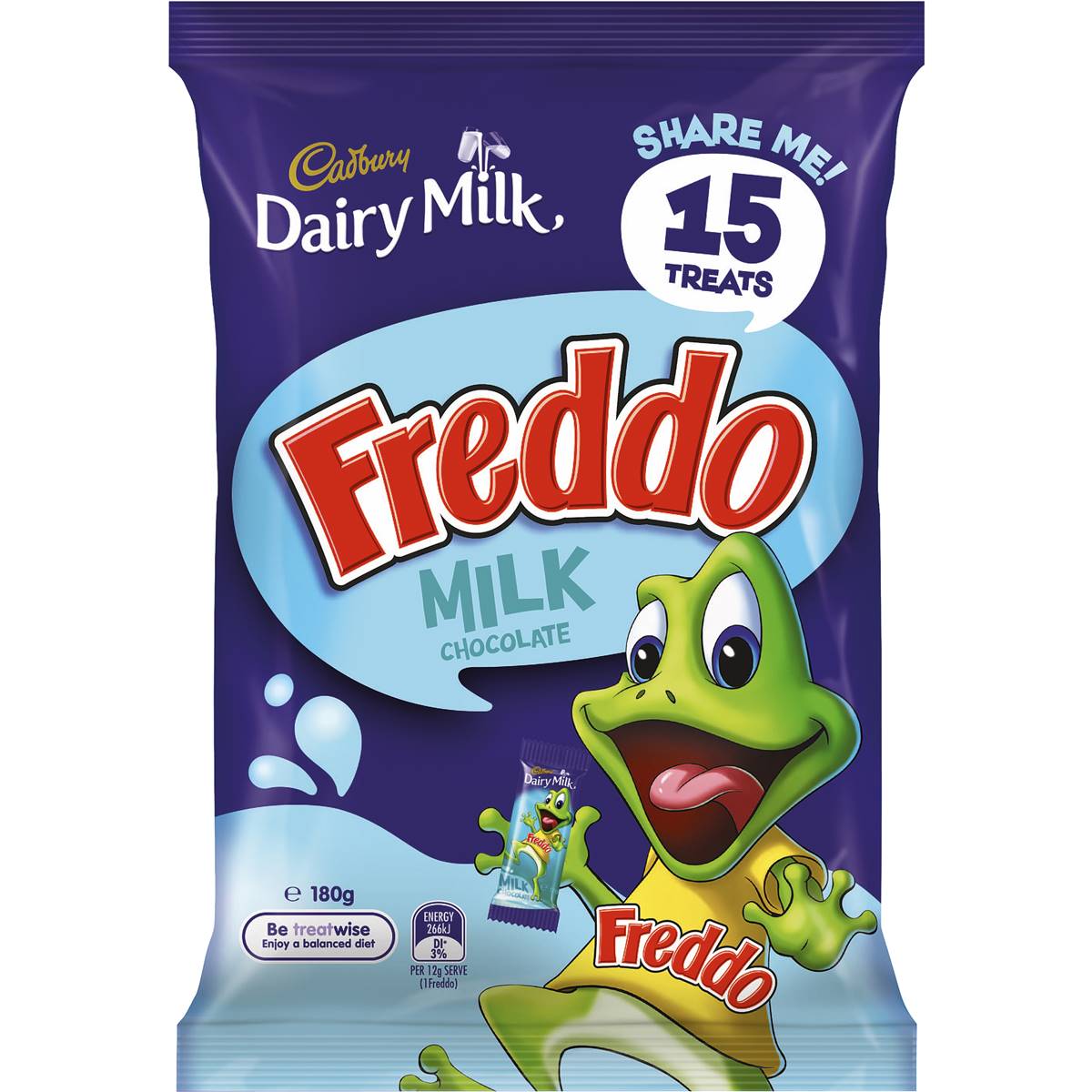 Cadbury Dairy Milk Freddo Frog Sharepack 15 Pack Woolworths