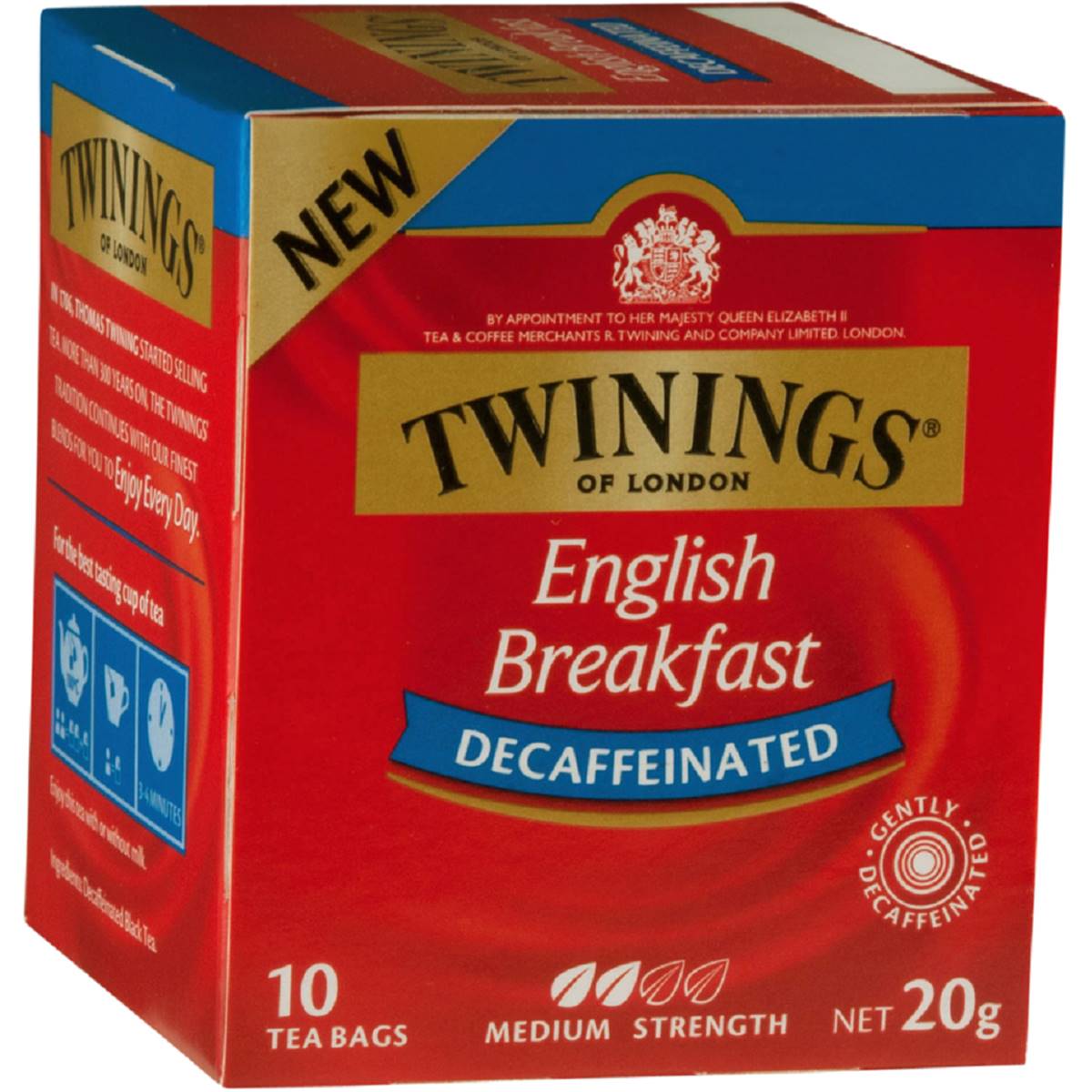 Twinings English Breakfast Decaffeinated 10 Pack Woolworths