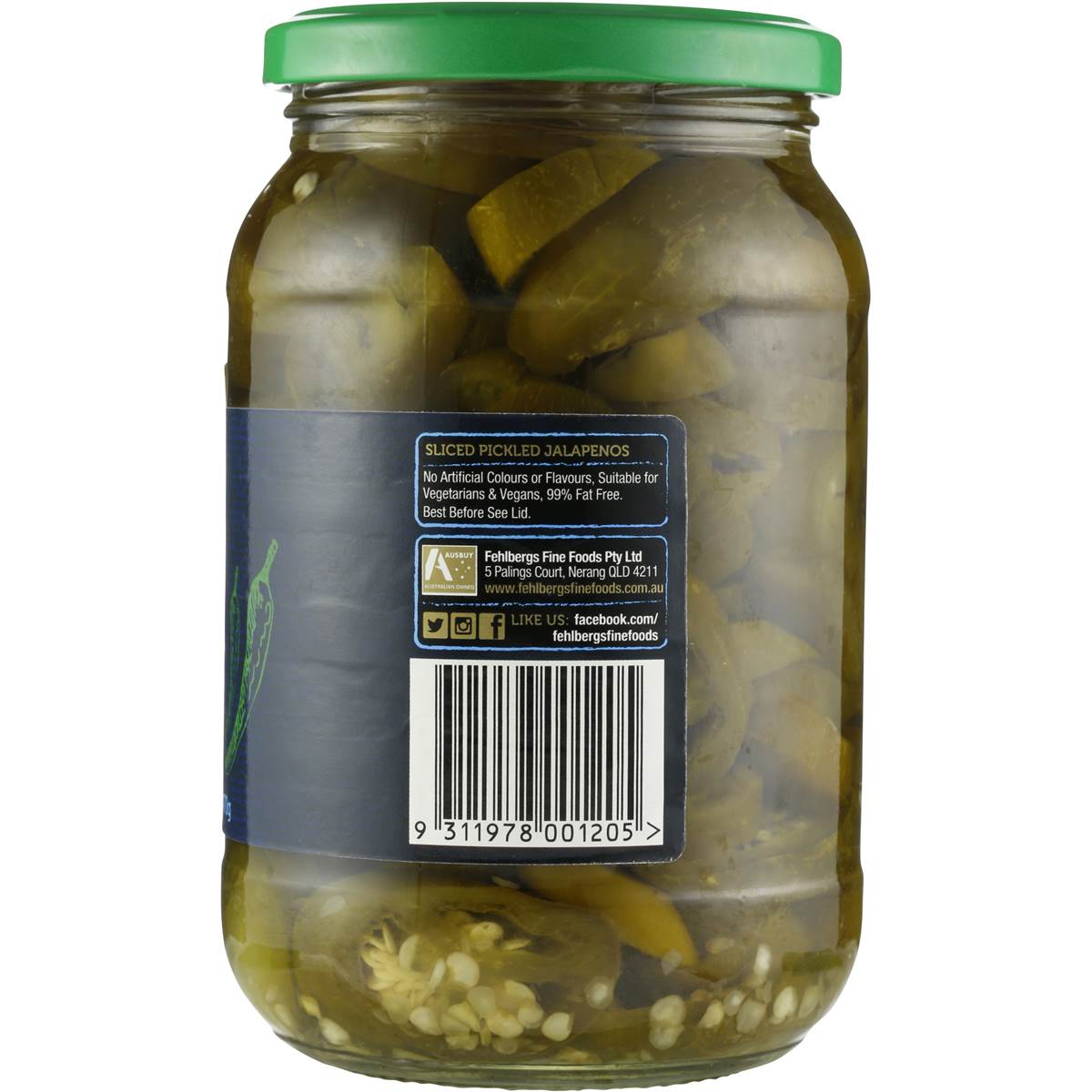 Fehlbergs Jalapenos Pickled 470g Woolworths