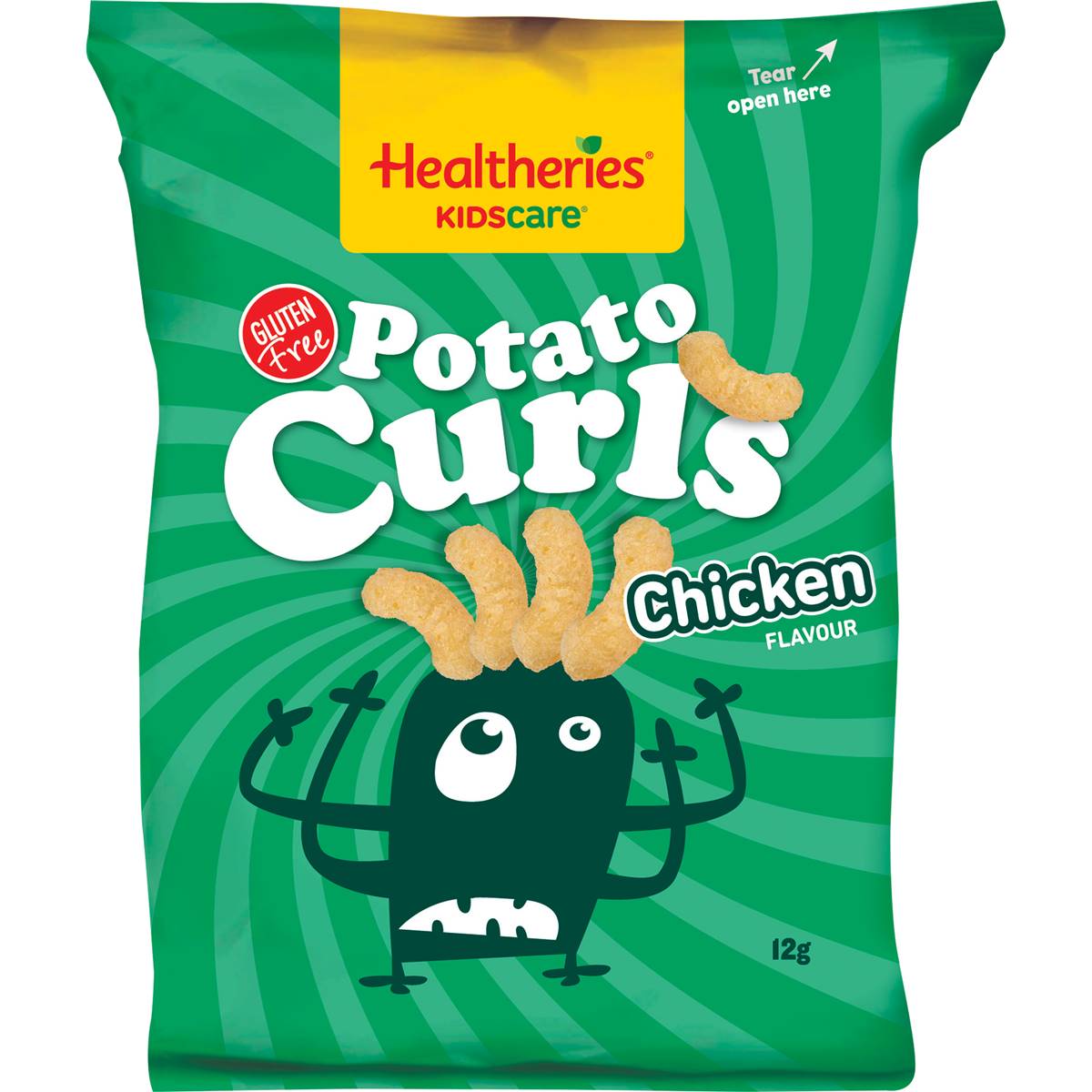 Healtheries Snacks Potato Curls Chicken