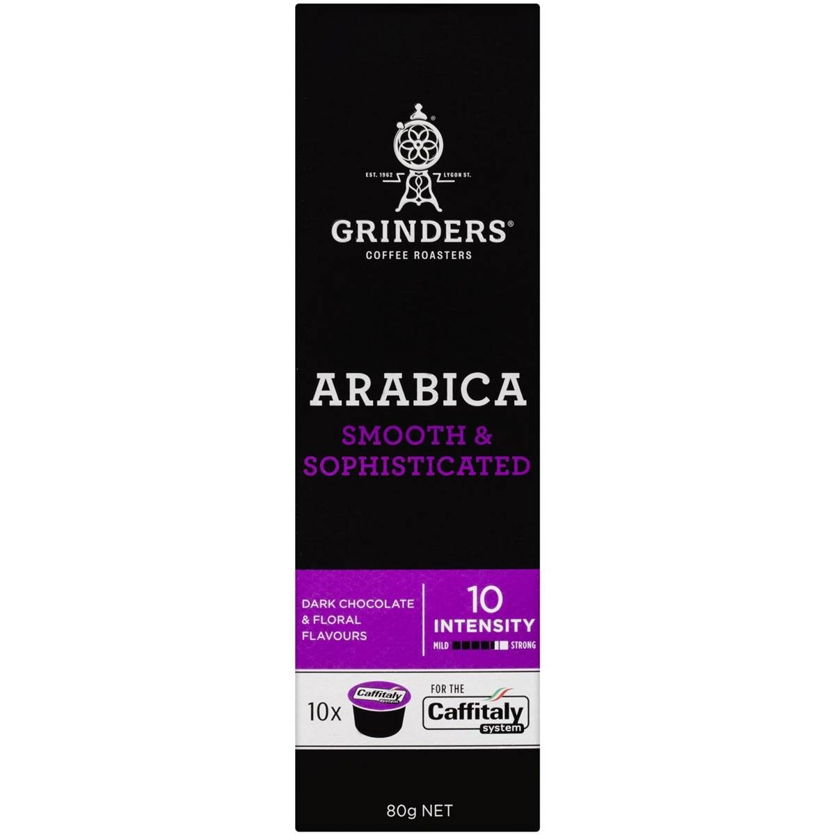 Grinders Coffee Capsules Arabica Caffitaly System 10 Pack Woolworths