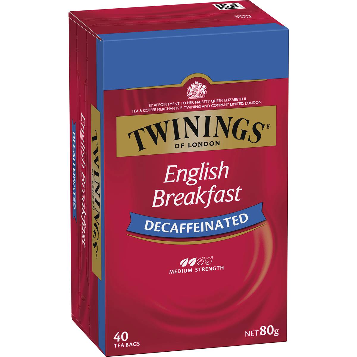 Twinings English Breakfast Decaffeinated Tea Bags 40 Pack Woolworths