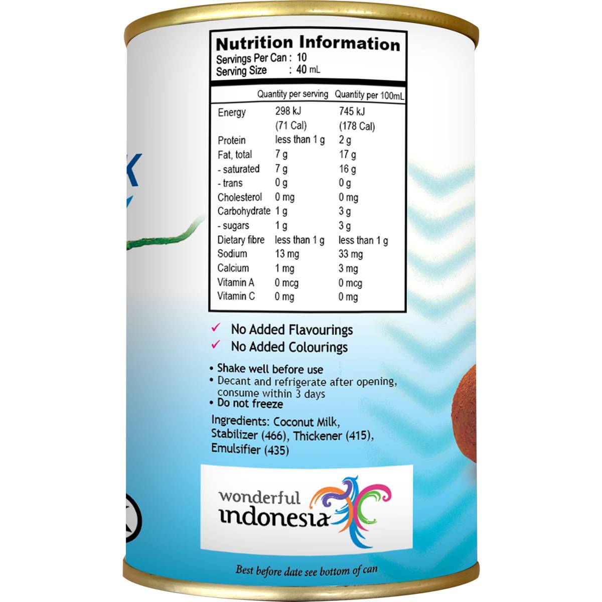 Kara Coconut Milk 400ml Woolworths