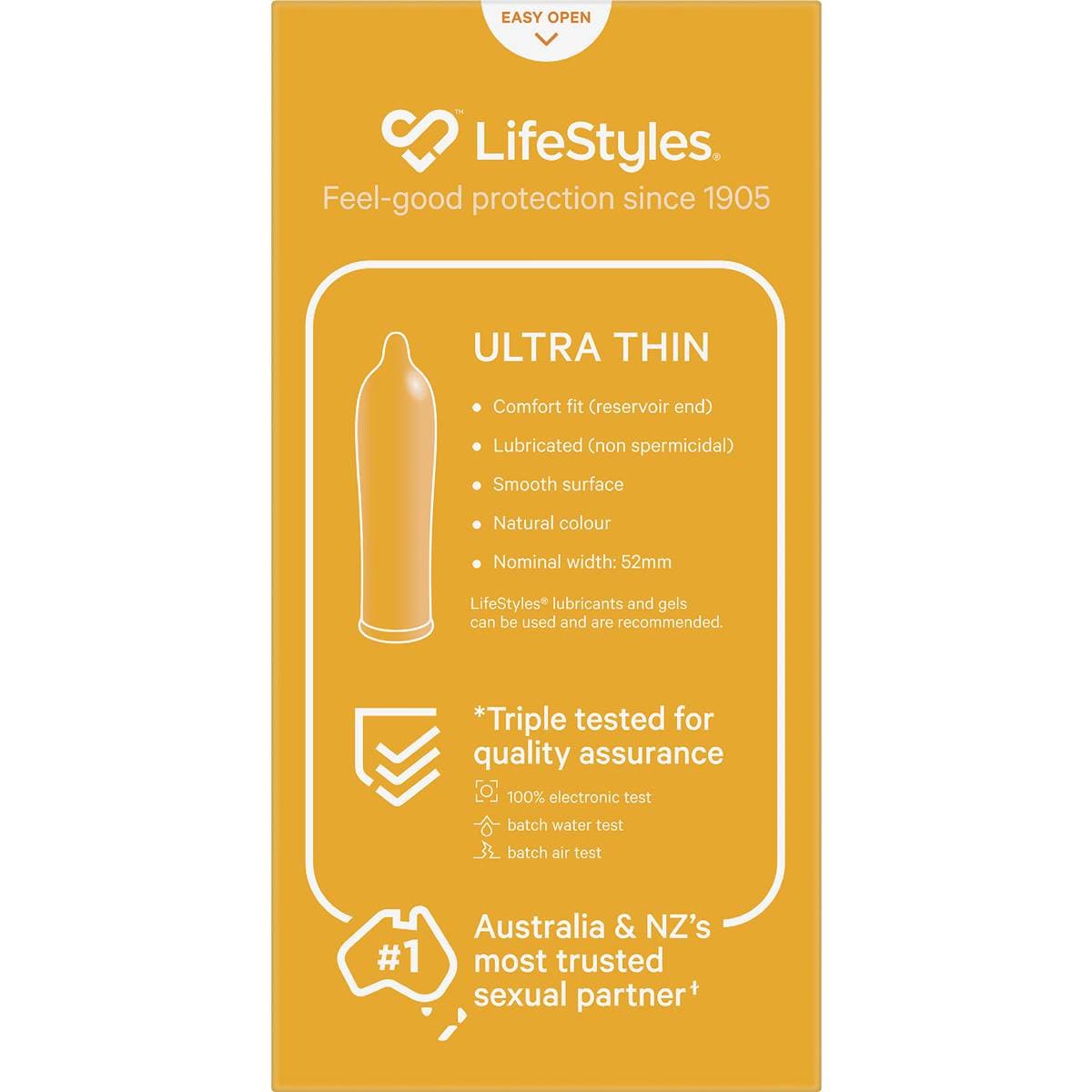 Lifestyles Condoms Ultra Thin 10 Pack Woolworths