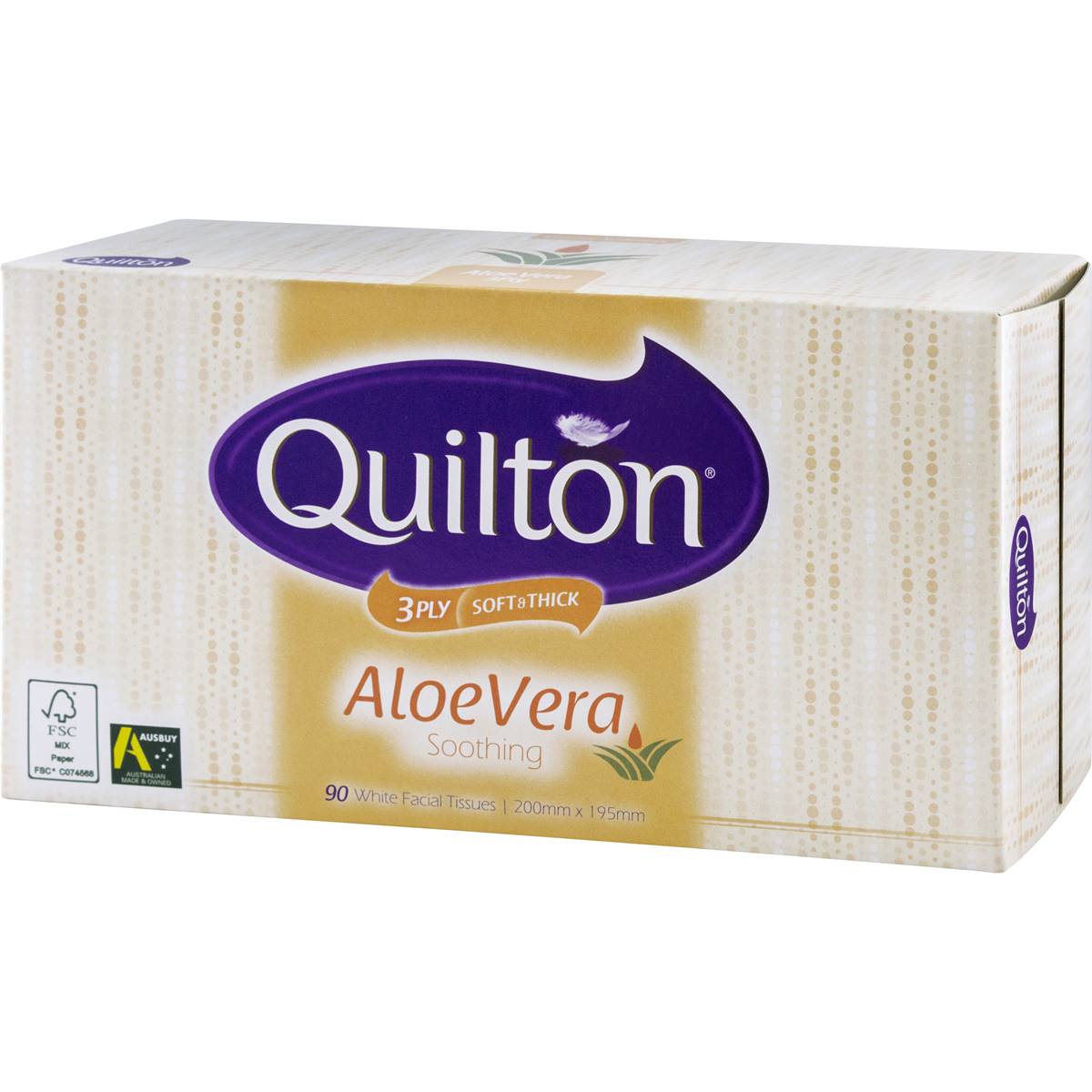 Quilton Facial Tissues Aloe Vera 90pk Woolworths