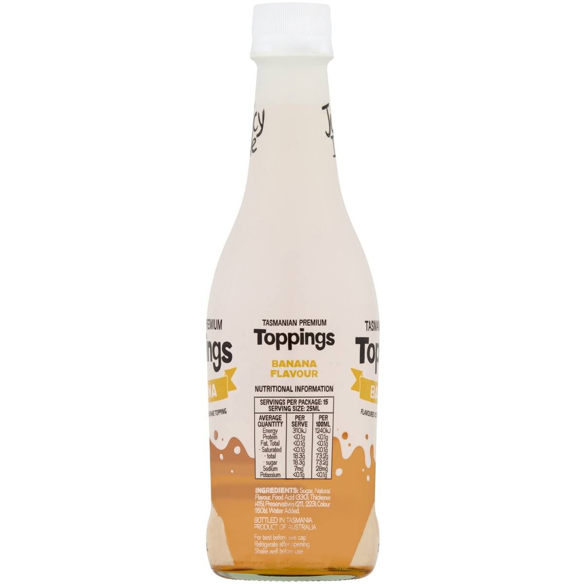 Juicy Isle Banana Topping Topping 375ml Woolworths