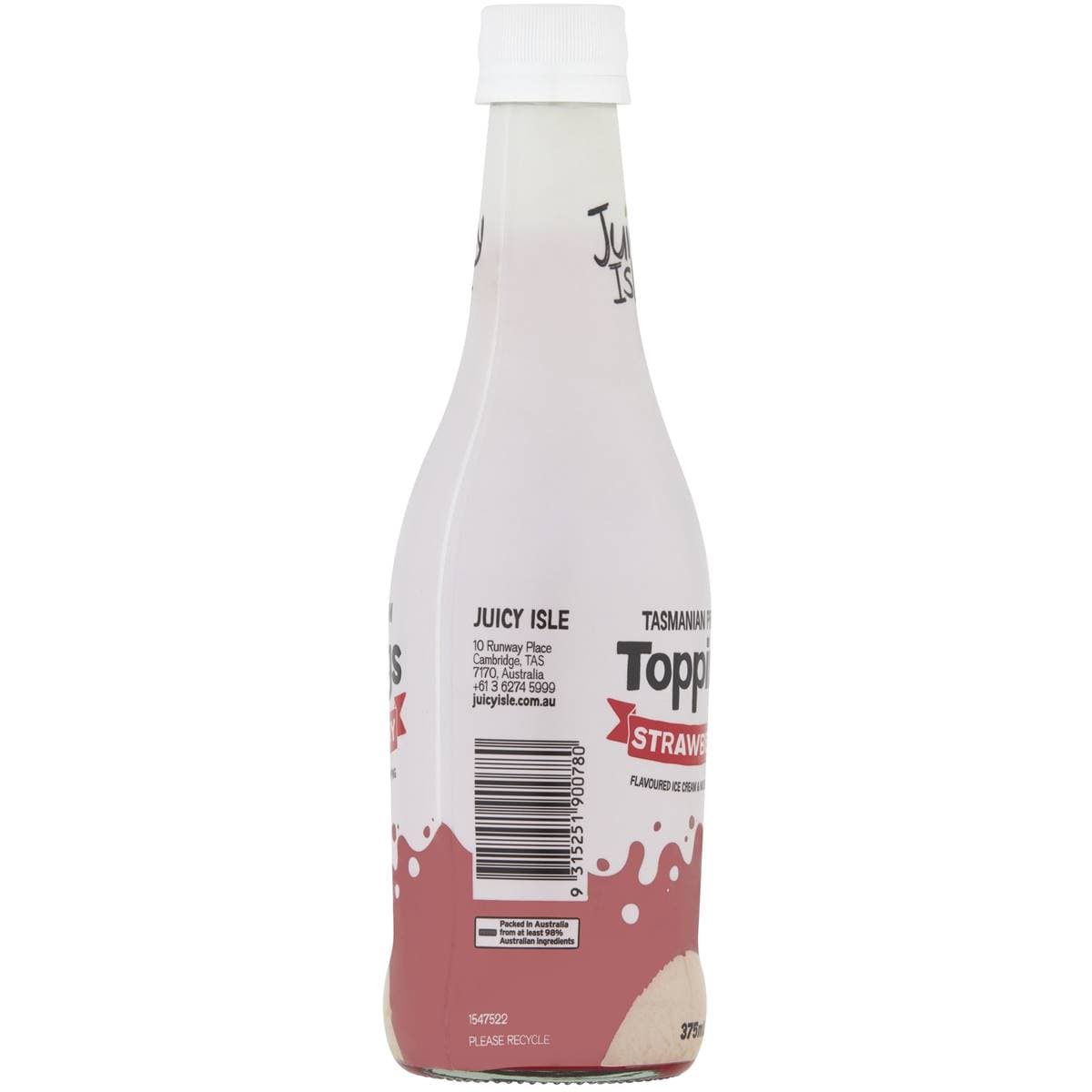 Juicy Isle Strawberry Topping 375ml Woolworths