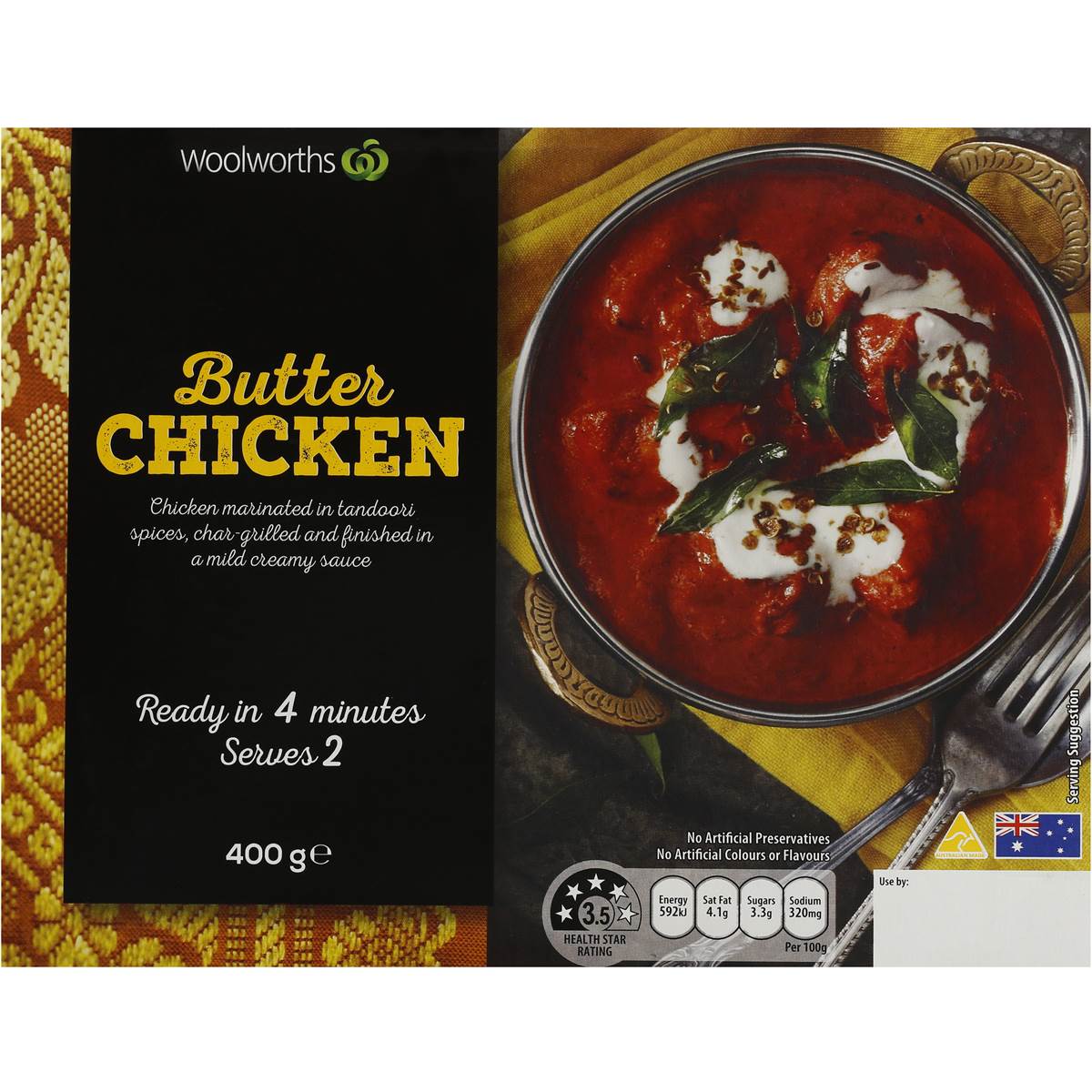 Woolworths Butter Chicken 400g | Woolworths