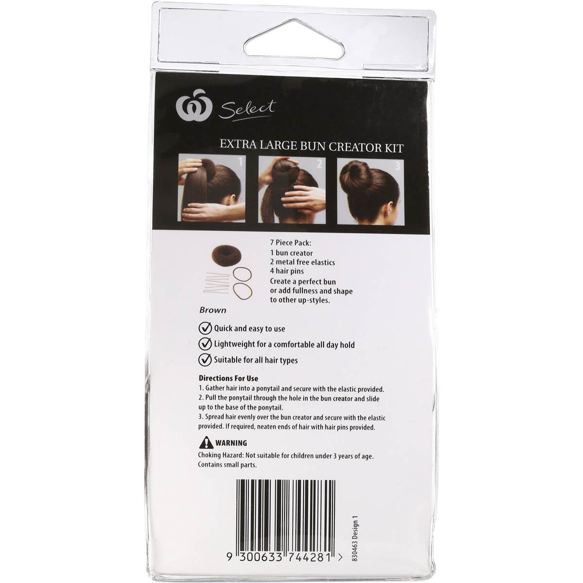 Woolworths Select Bun Creator Kit Extra Large (7 Piece Pack) Each