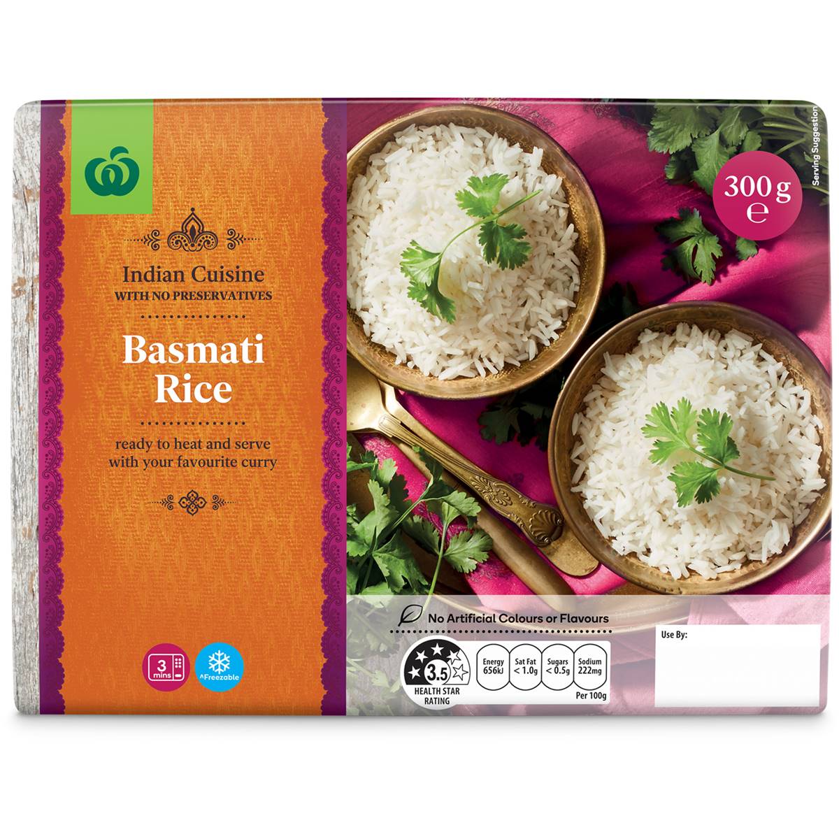 Woolworths Basmati Rice Chilled Meal 300g | Woolworths