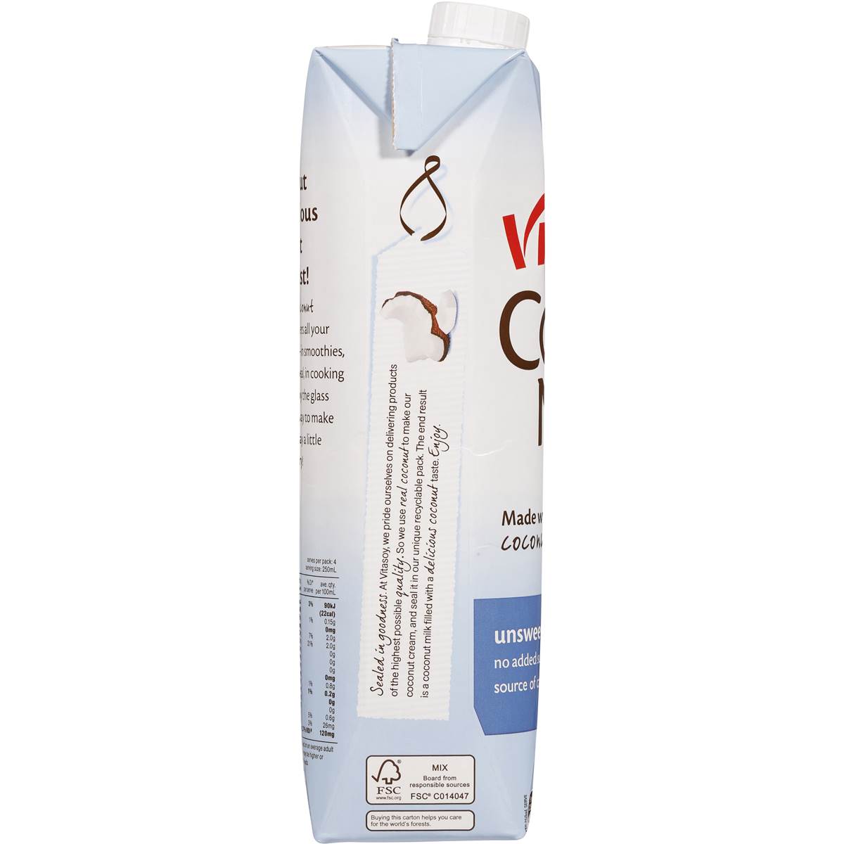 Vitasoy Coconut Milk 1l Woolworths