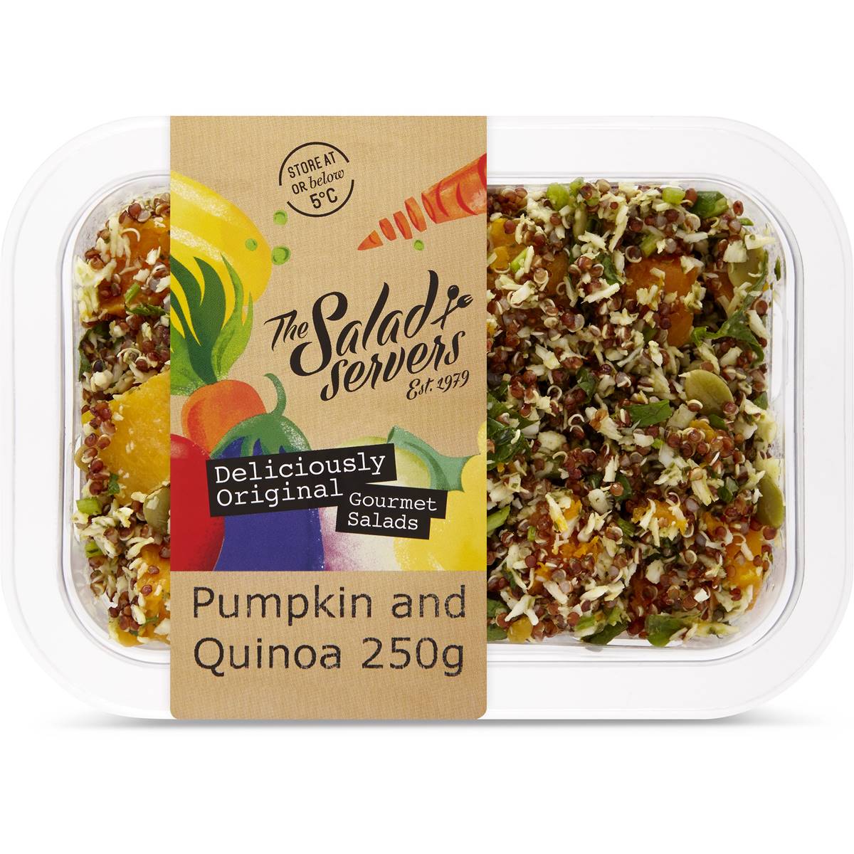 The Salad Servers Pumpkin & Quinoa 250g Woolworths