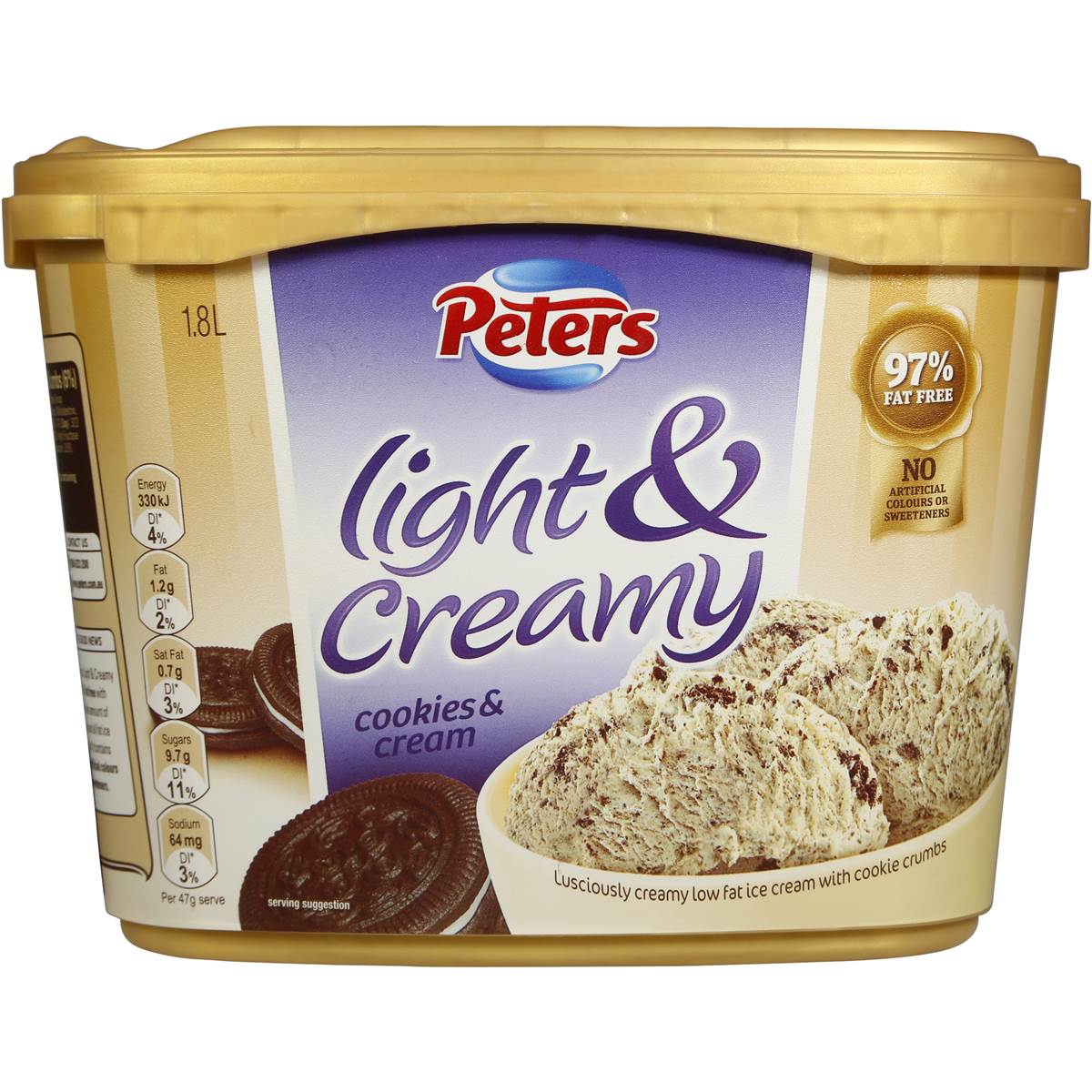 Peters Light & Creamy Woolworths