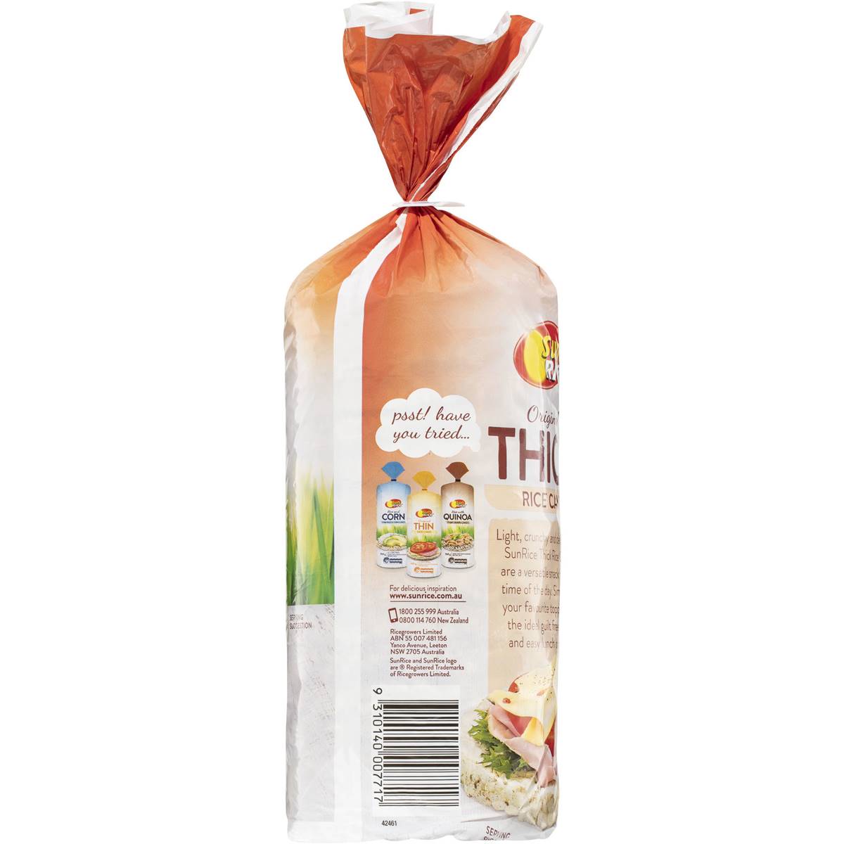 Sunrice Thick Rice Cakes 150g Woolworths
