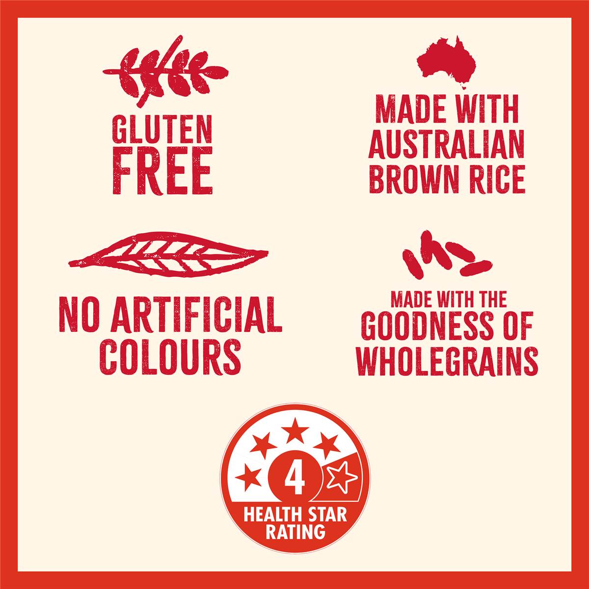 Sunrice Thick Rice Cakes 150g Woolworths