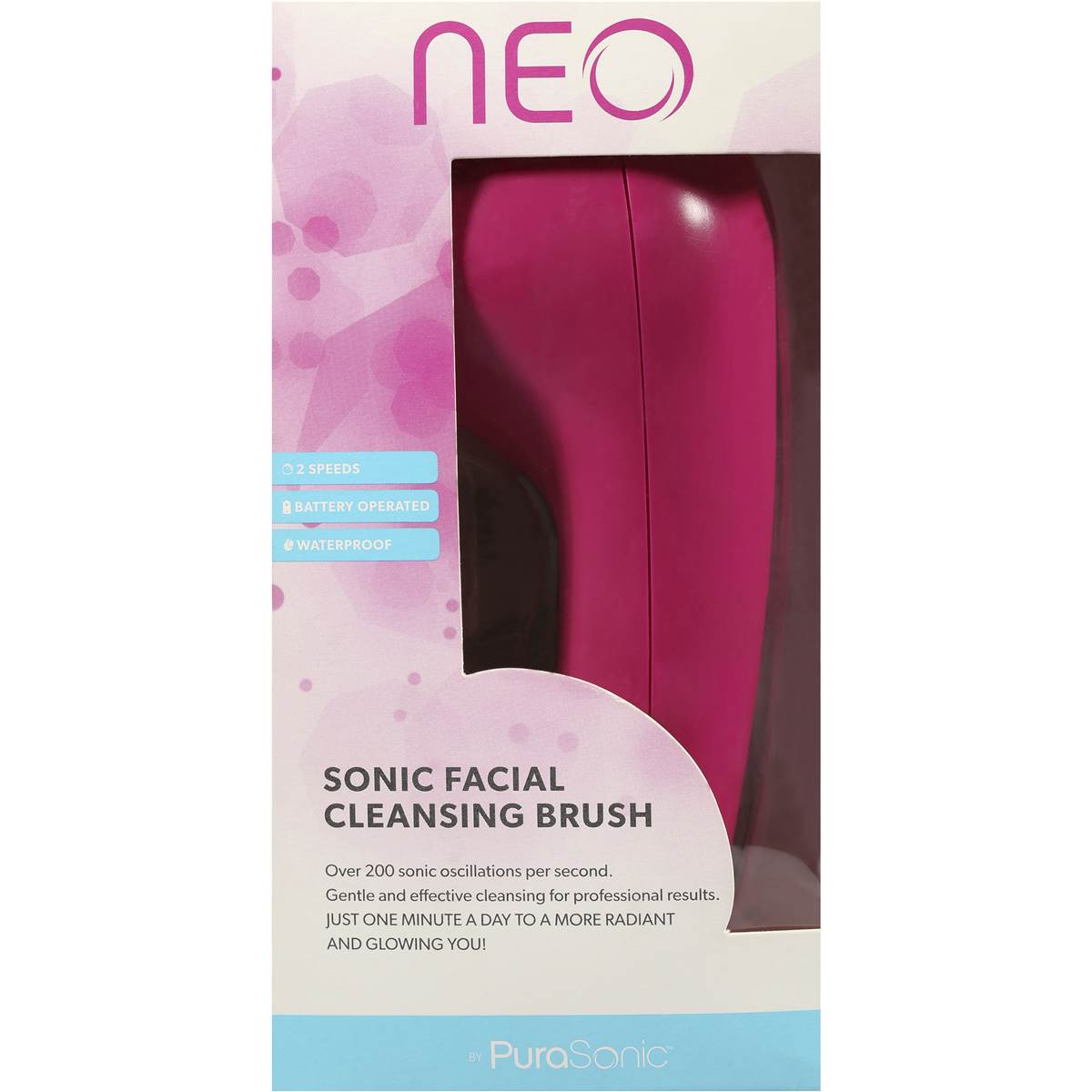 Purasonic Neo Facial Cleansing Brush Kit Each Woolworths