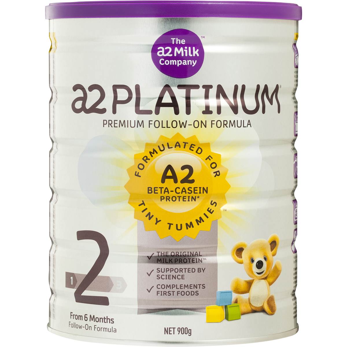 A2 Platinum Followon Formula Stage 2 612mnths 900g Woolworths