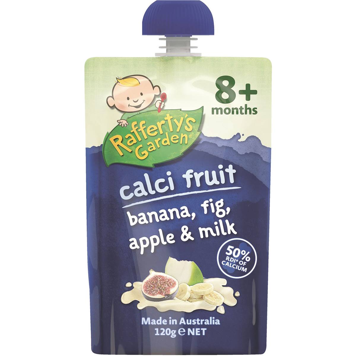 Rafferty's Garden Calcifruit Banana, Fig & Apple 8 Months+ 120g