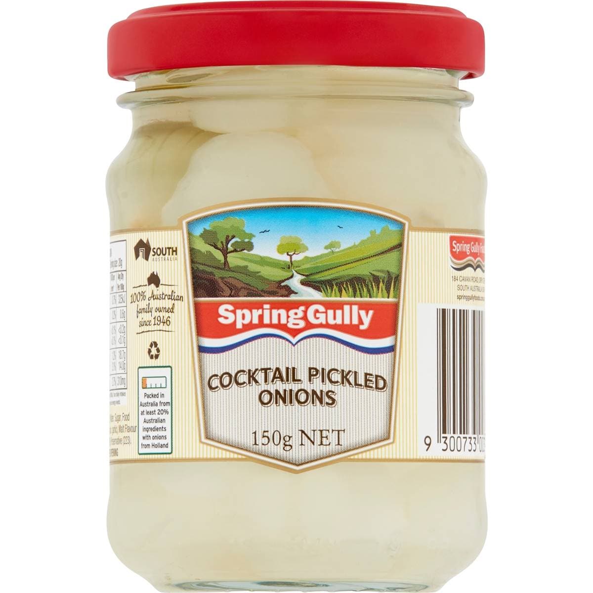 Spring Gully White Cocktail Pickled Onions 150g Woolworths