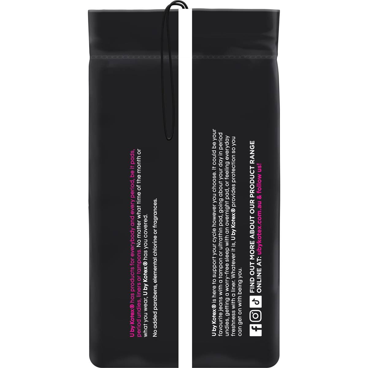 U By Kotex Sport Ultrathin Pads Super With Wings 10 Pack Woolworths