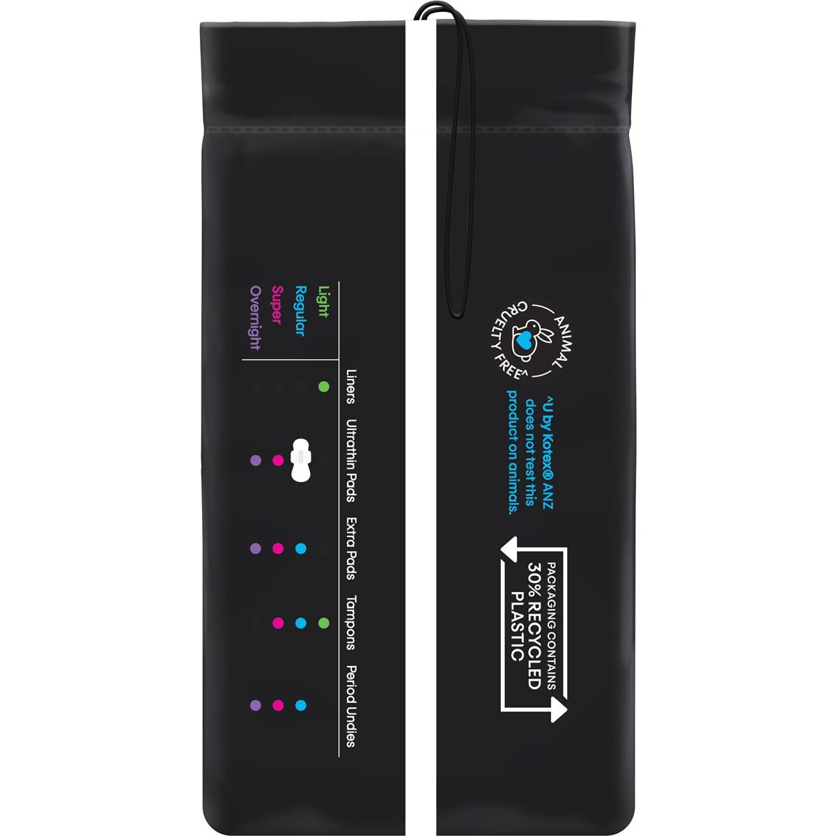 U By Kotex Sport Ultrathin Pads Regular With Wings 12 Pack Woolworths