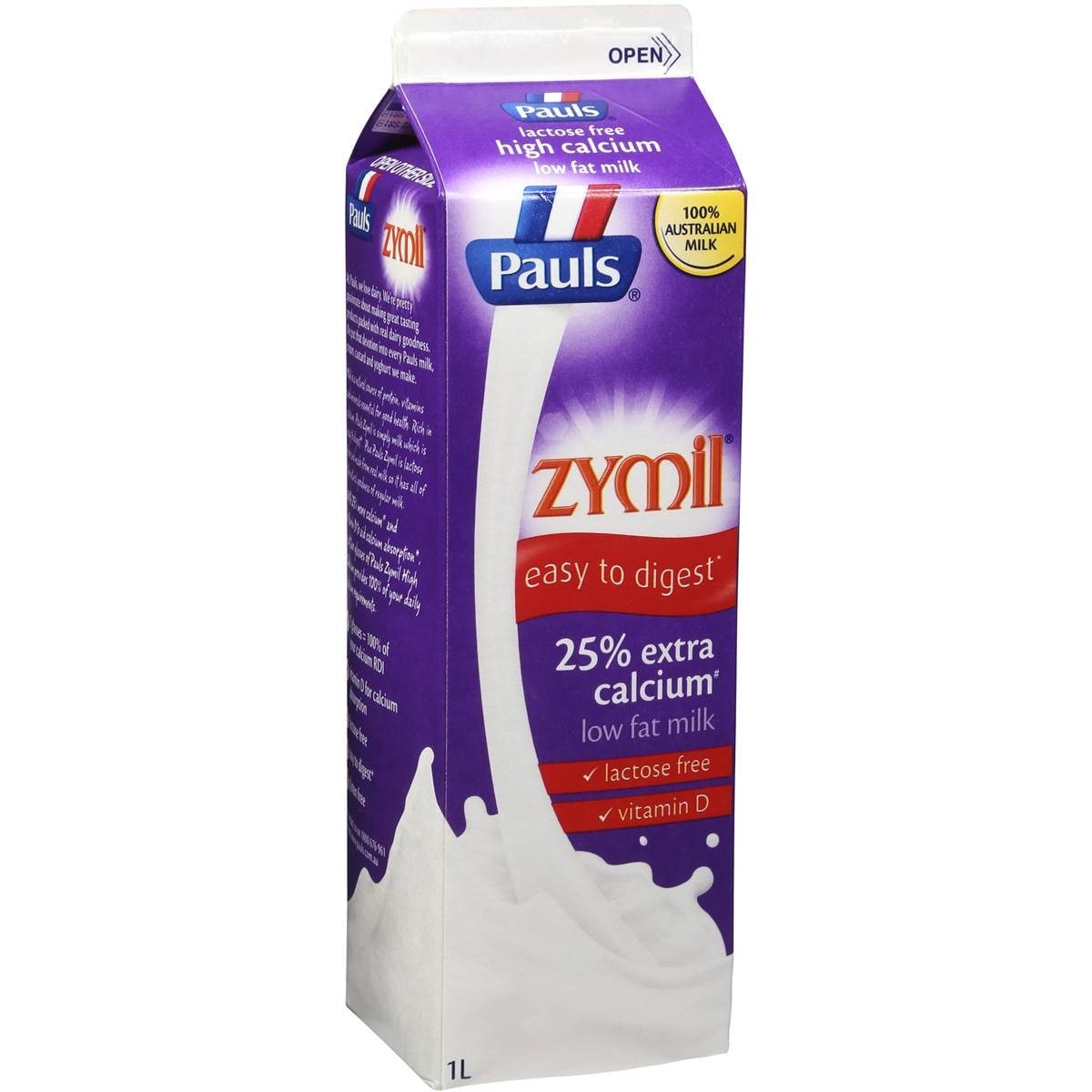 Pauls Zymil High Calcium Milk 1l Woolworths