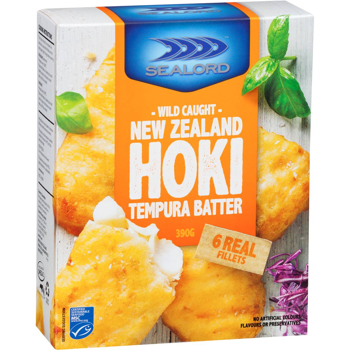 Sealord Hoki Fillets Tempura Batter 390g Woolworths sealord-hoki-fillets-tempura-batter-390g-woolworths