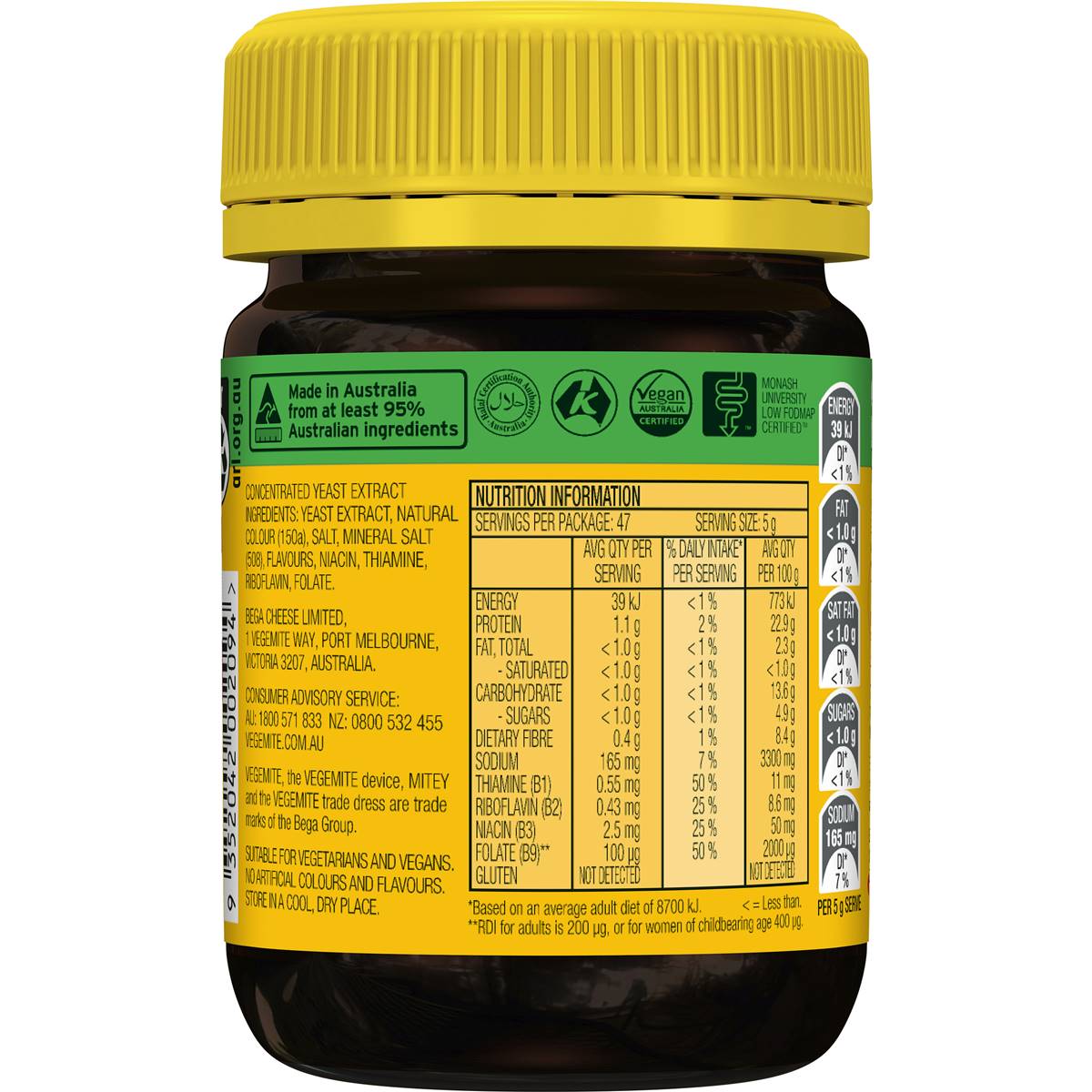 Vegemite Gluten Free Spread 235g Woolworths