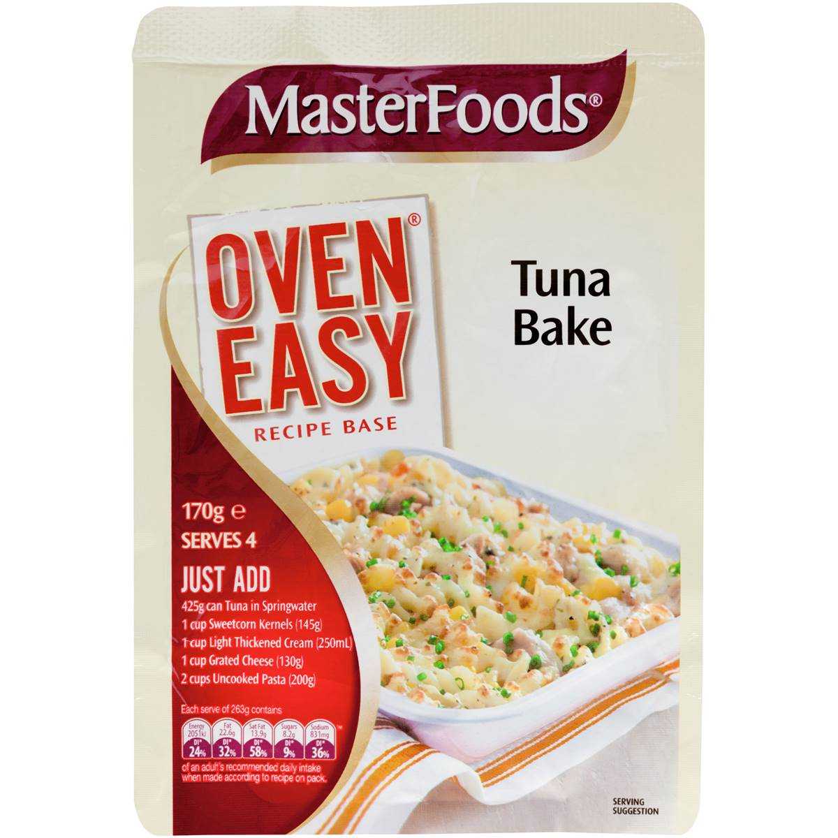 Masterfoods Tuna Bake Recipe Base 170g Woolworths