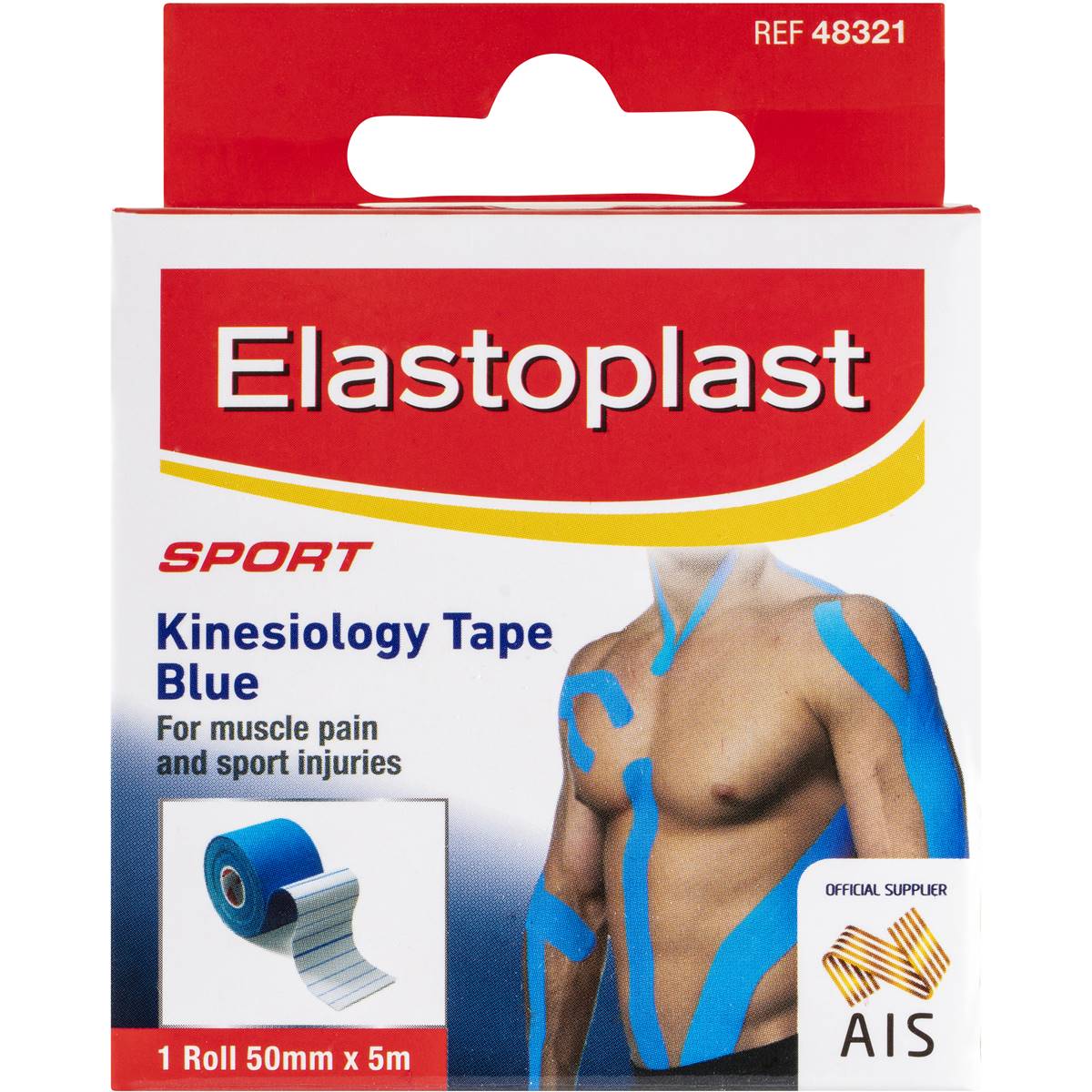 Elastoplast Sport Kinesiology Tape Blue 50mm X 5m Each | Woolworths