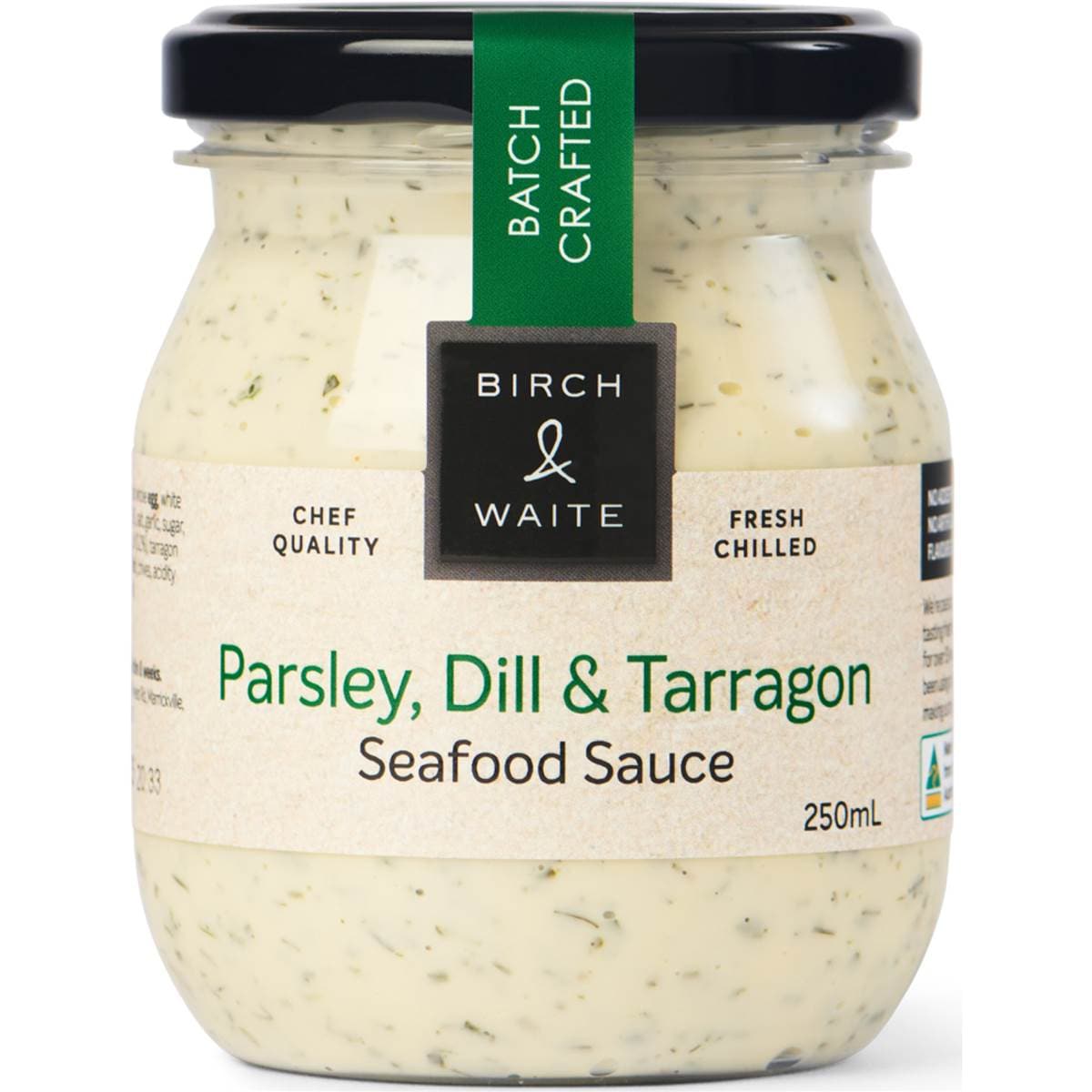 Birch & Waite Parsley Dill & Tarragon Seafood Sauce 250ml Woolworths