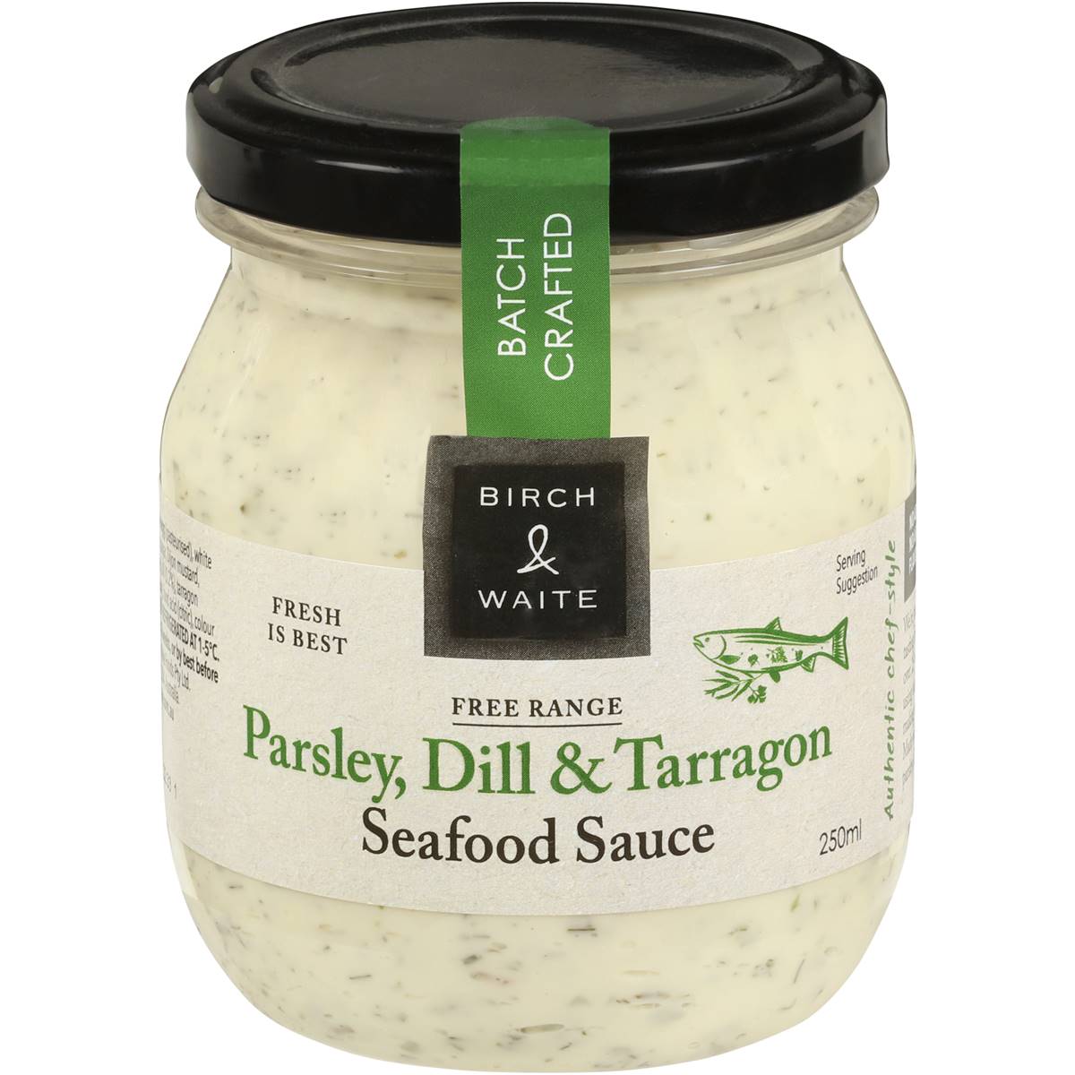 Birch & Waite Parsley Dill & Tarragon Seafood Sauce 250ml Woolworths