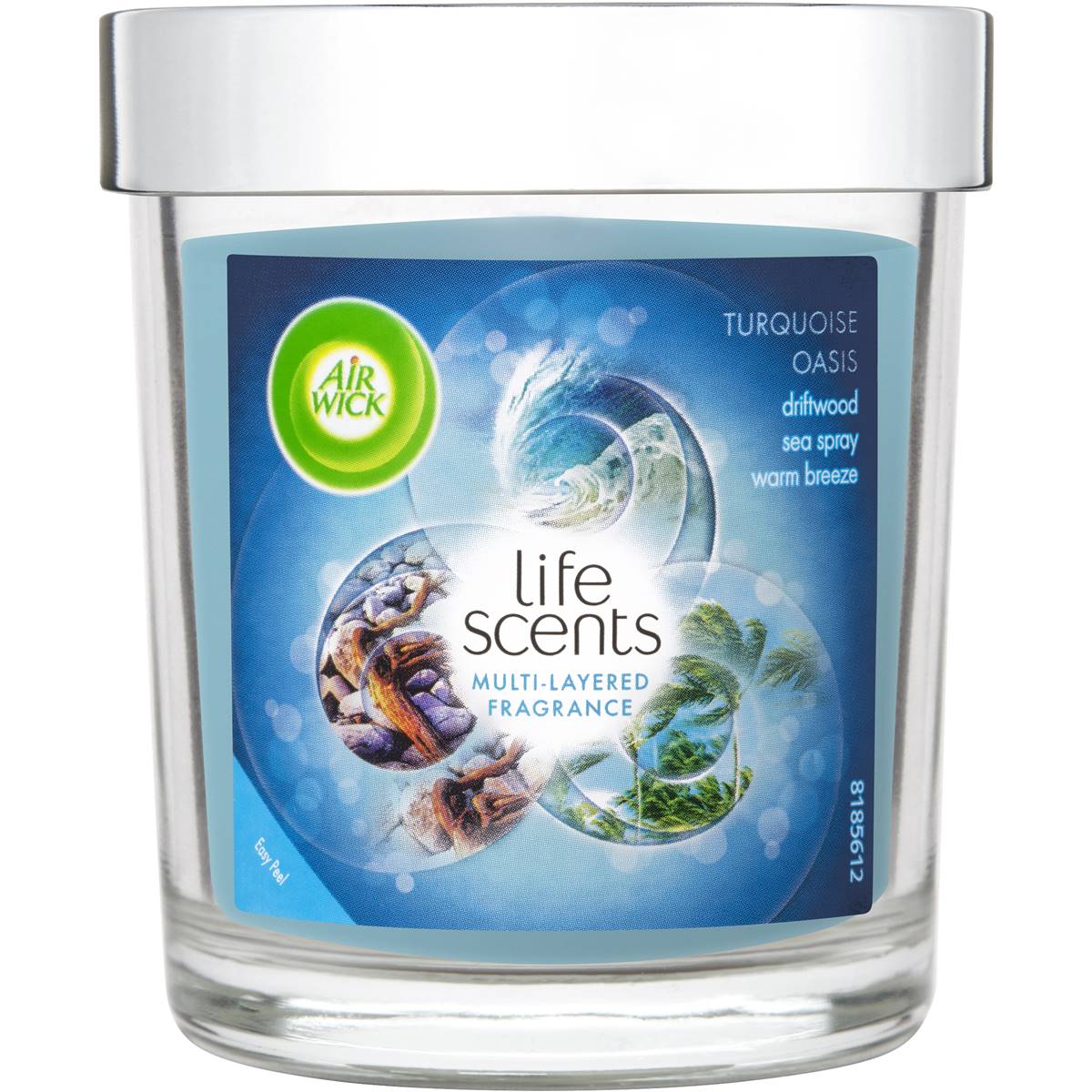 Air Wick Life Scents Turquoise Oasis Candle 141g Woolworths