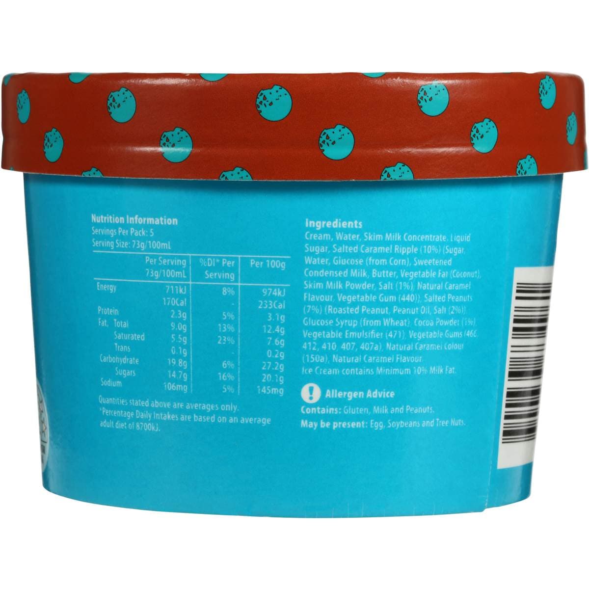 Woolworths Ice Cream Nuts About You 500ml Tub Woolworths
