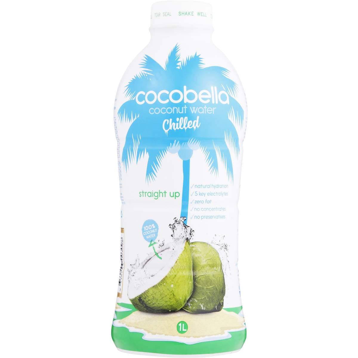 Cocobella Coconut Water Straight Up Chilled 1l Woolworths