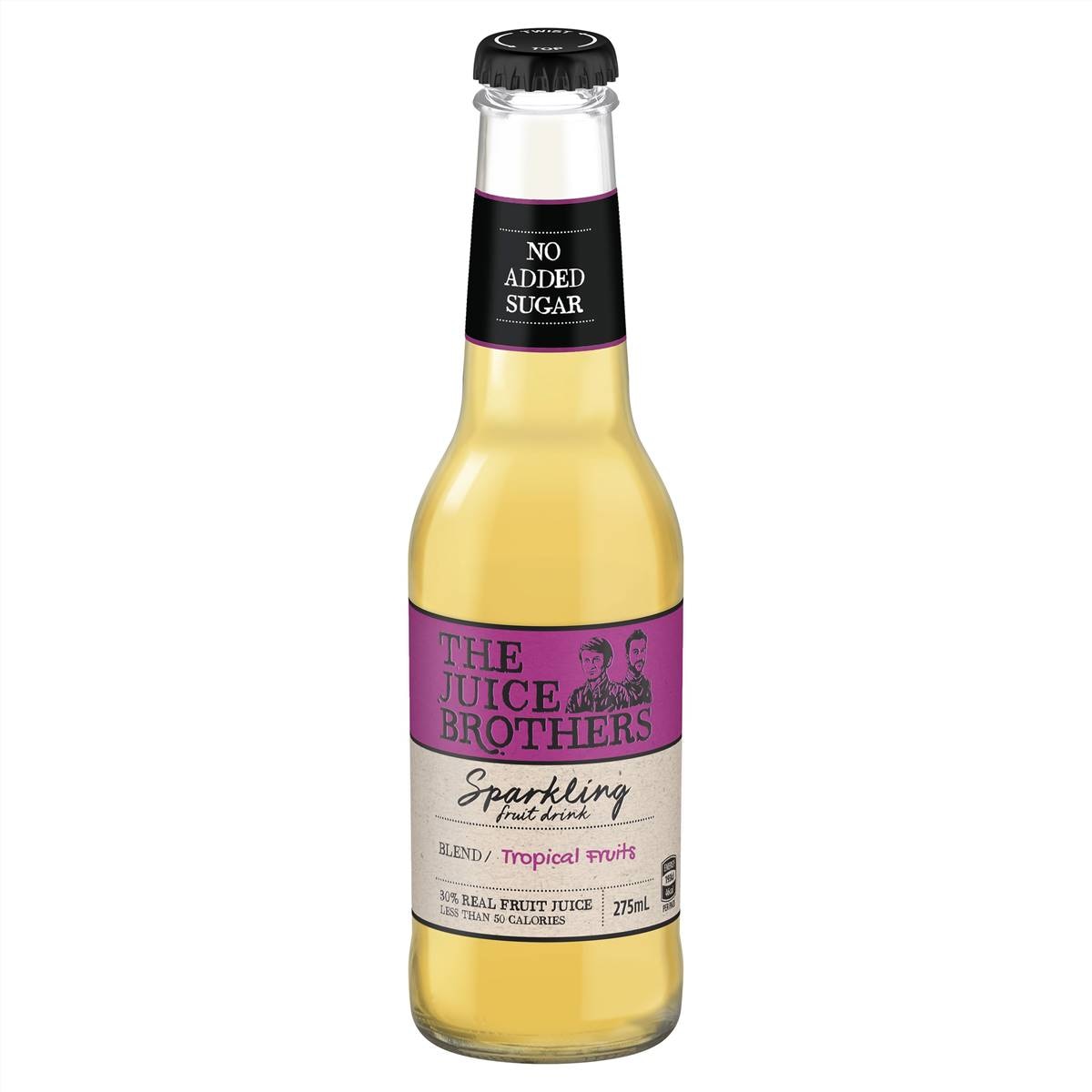 The Juice Brothers Sparkling Fruit Drink Tropical 275ml Woolworths
