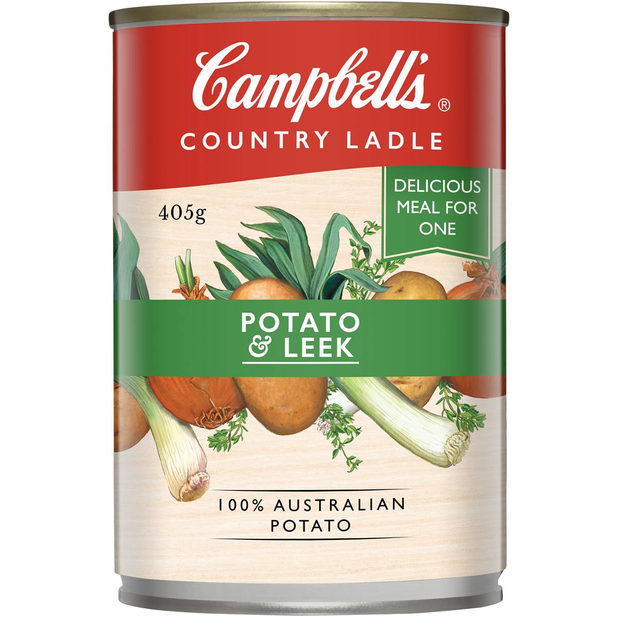 Campbell's Country Ladle Potato And Leek Soup 405g Woolworths