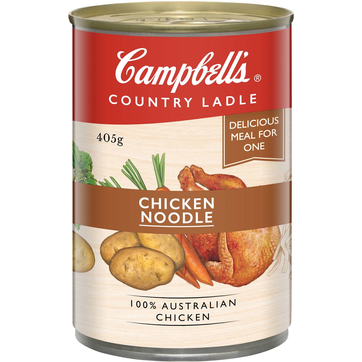 Campbells Country Ladle Chicken Noodle Soup 405g Woolworths 6225