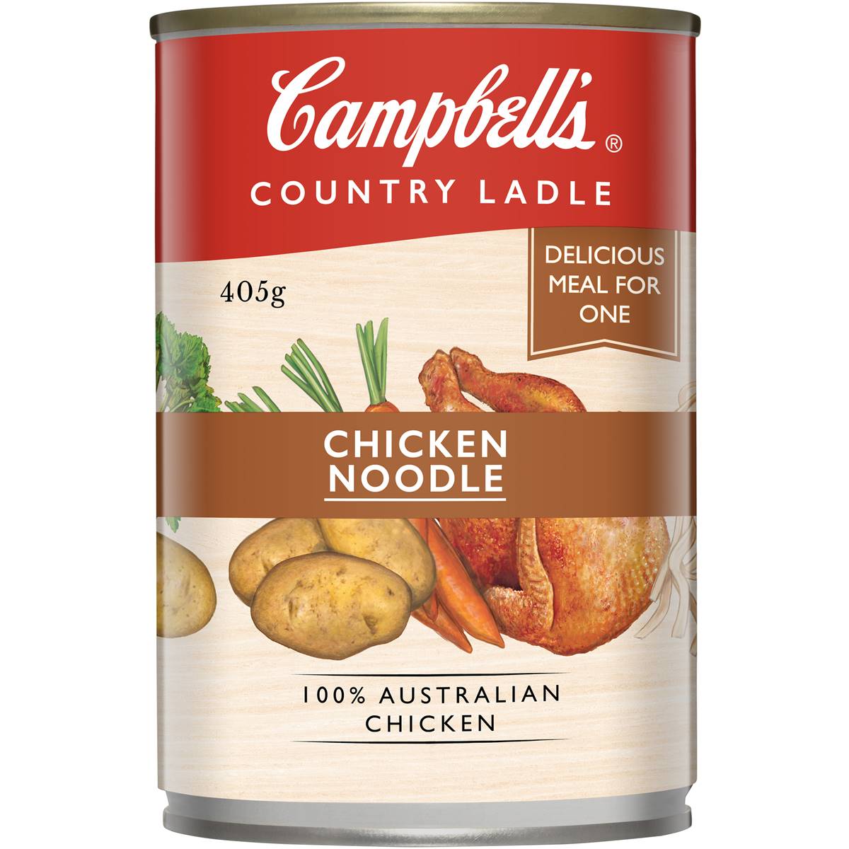 Campbell's Country Ladle Chicken Noodle Soup 405g Woolworths