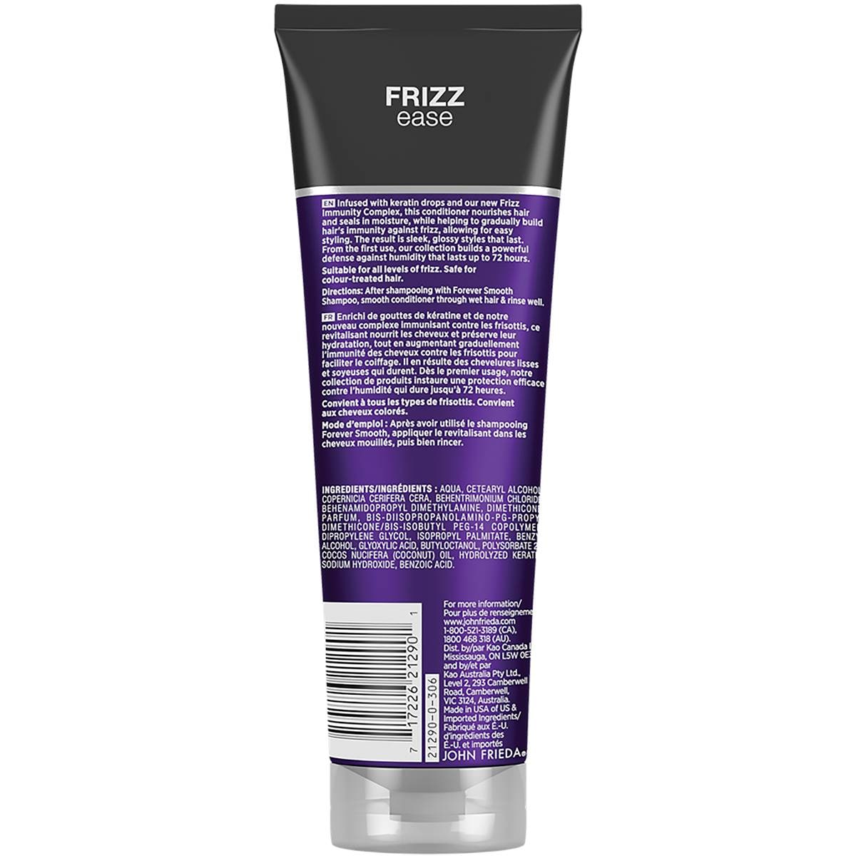 John Frieda Frizz Ease Forever Smooth Conditioner 250ml Woolworths