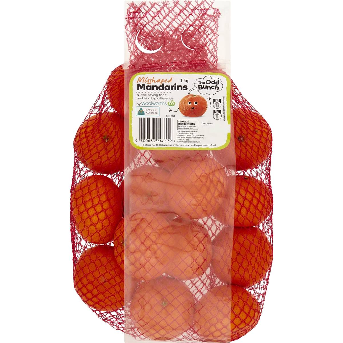 The Odd Bunch Mandarin Prepacked 1kg Woolworths