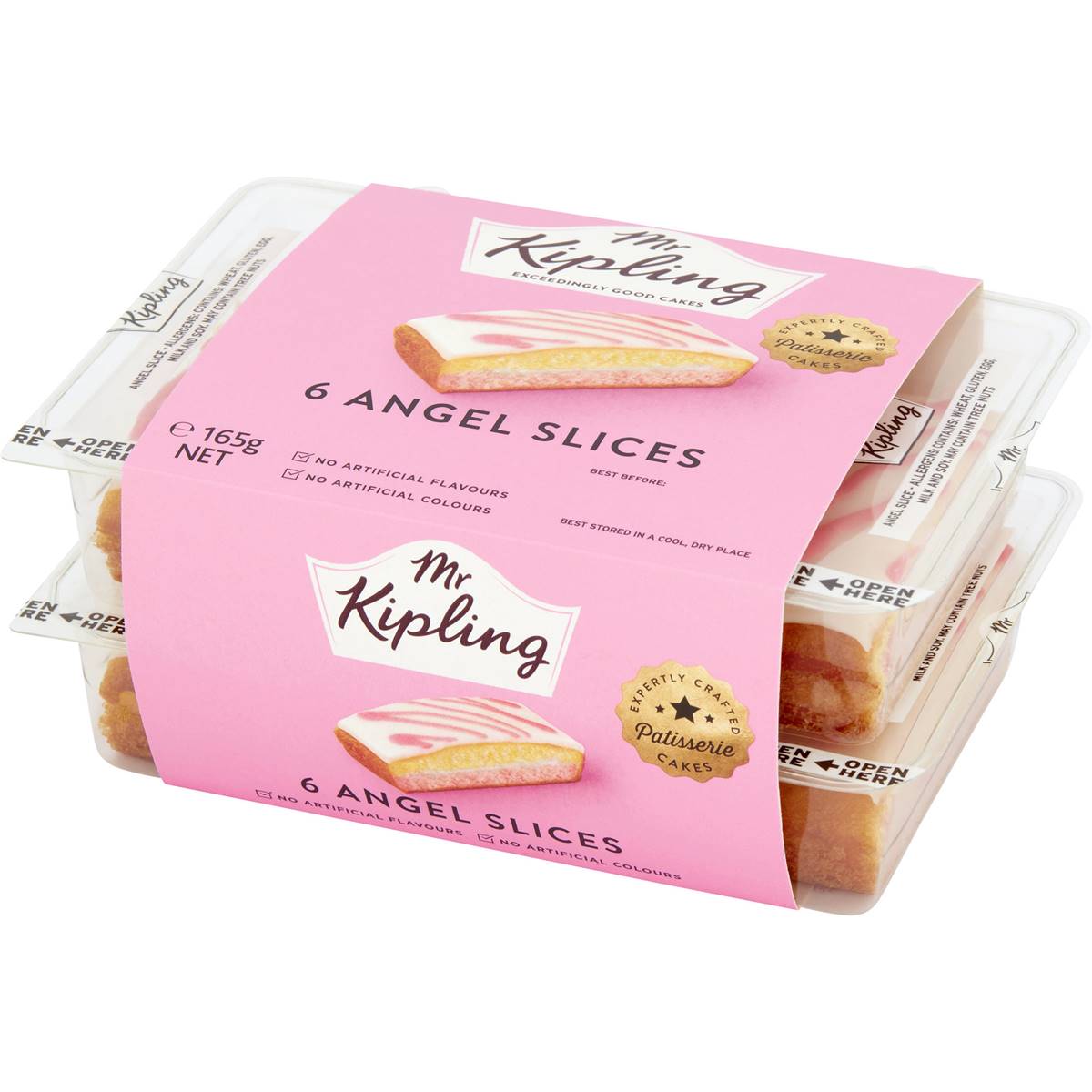 Mr Kipling Cake Angel Slices Snack Pack 6 Pack Woolworths