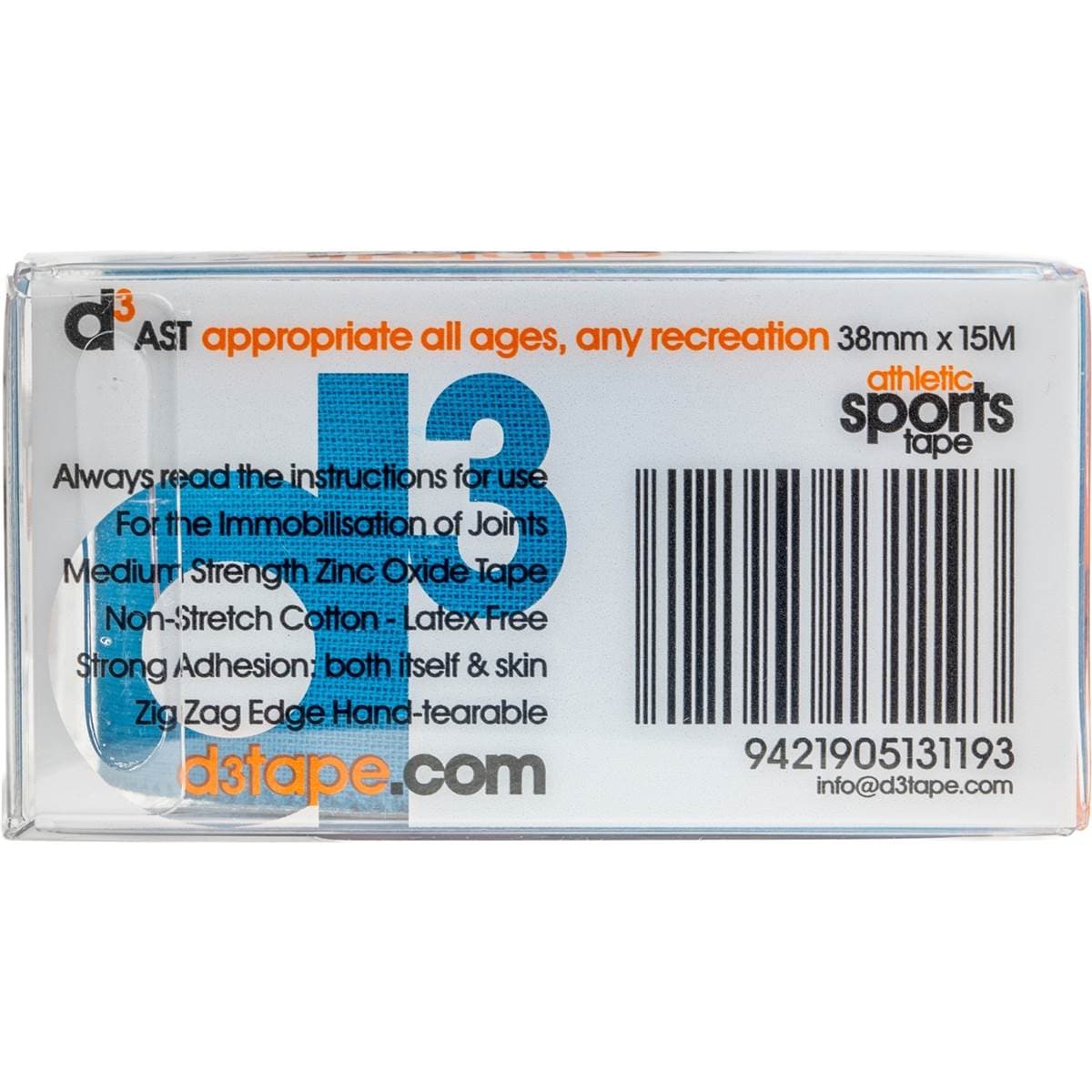 D3 Athletic Sports Tape 15 Metre Roll Each Woolworths