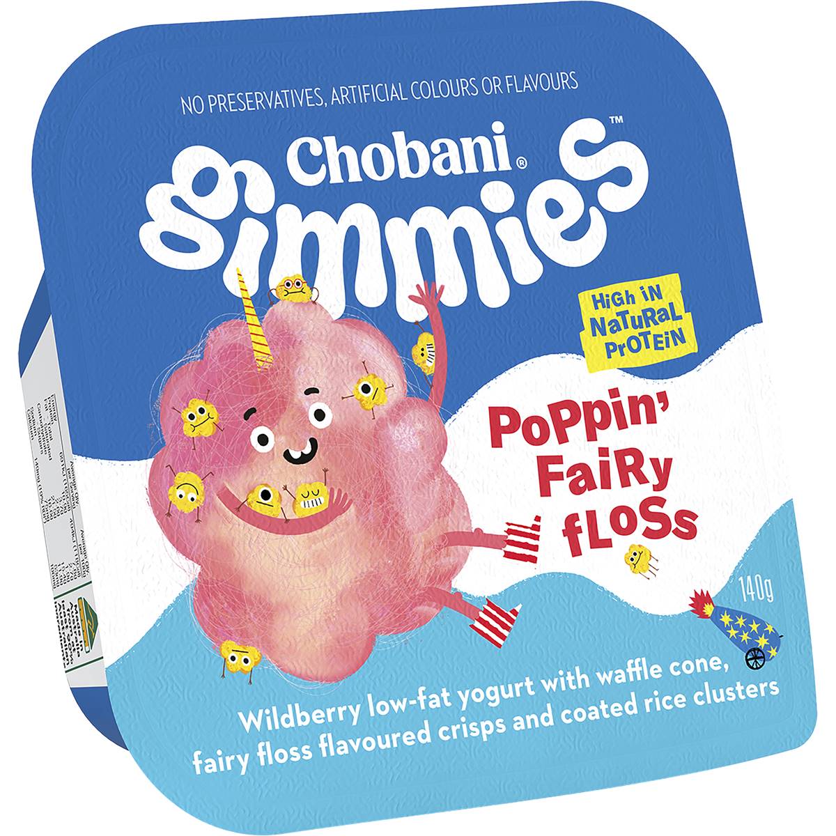 Chobani Gimmies Yoghurt Poppin Fairy Floss