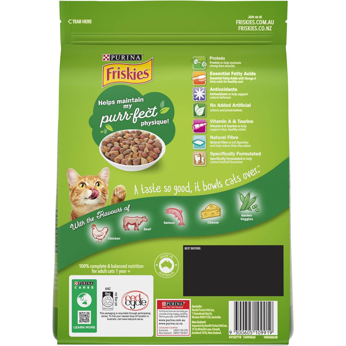 Friskies Adult Indoor Delights Dry Cat Food 1kg Woolworths