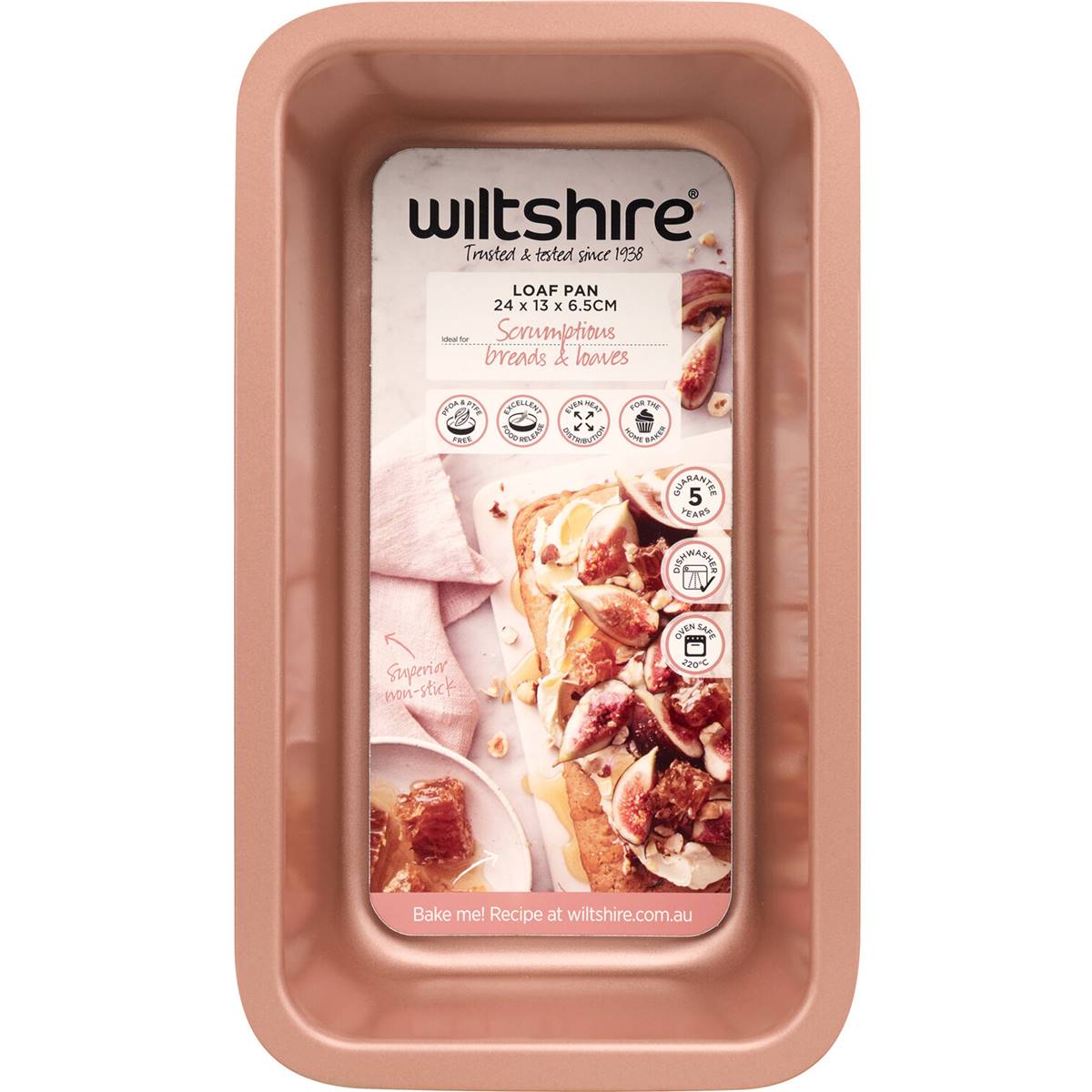 Wiltshire Rose Gold Loaf Pan Each Woolworths