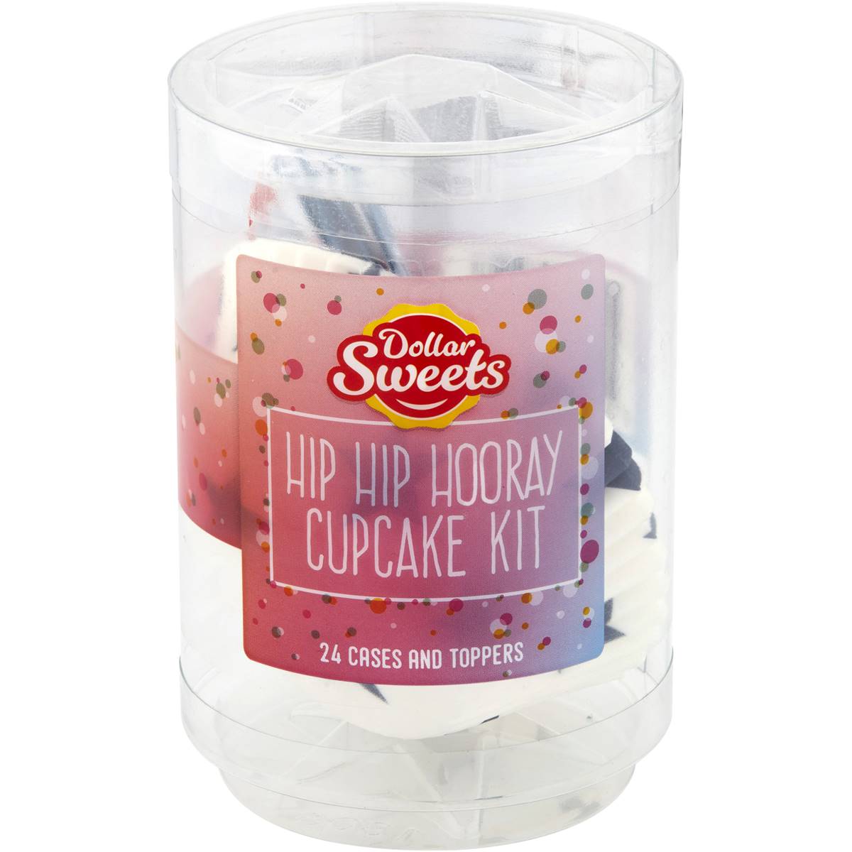 Dollar Sweets Hip Hip Hooray Party Cupcake Kit