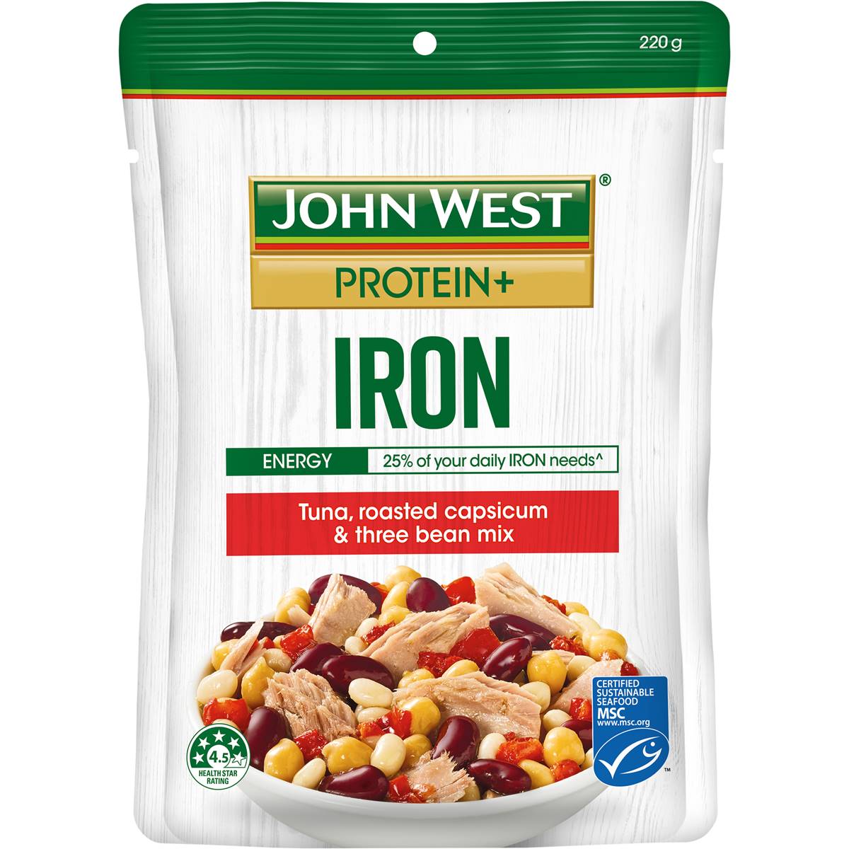 John West Tuna Pouch Protein Plus Iron