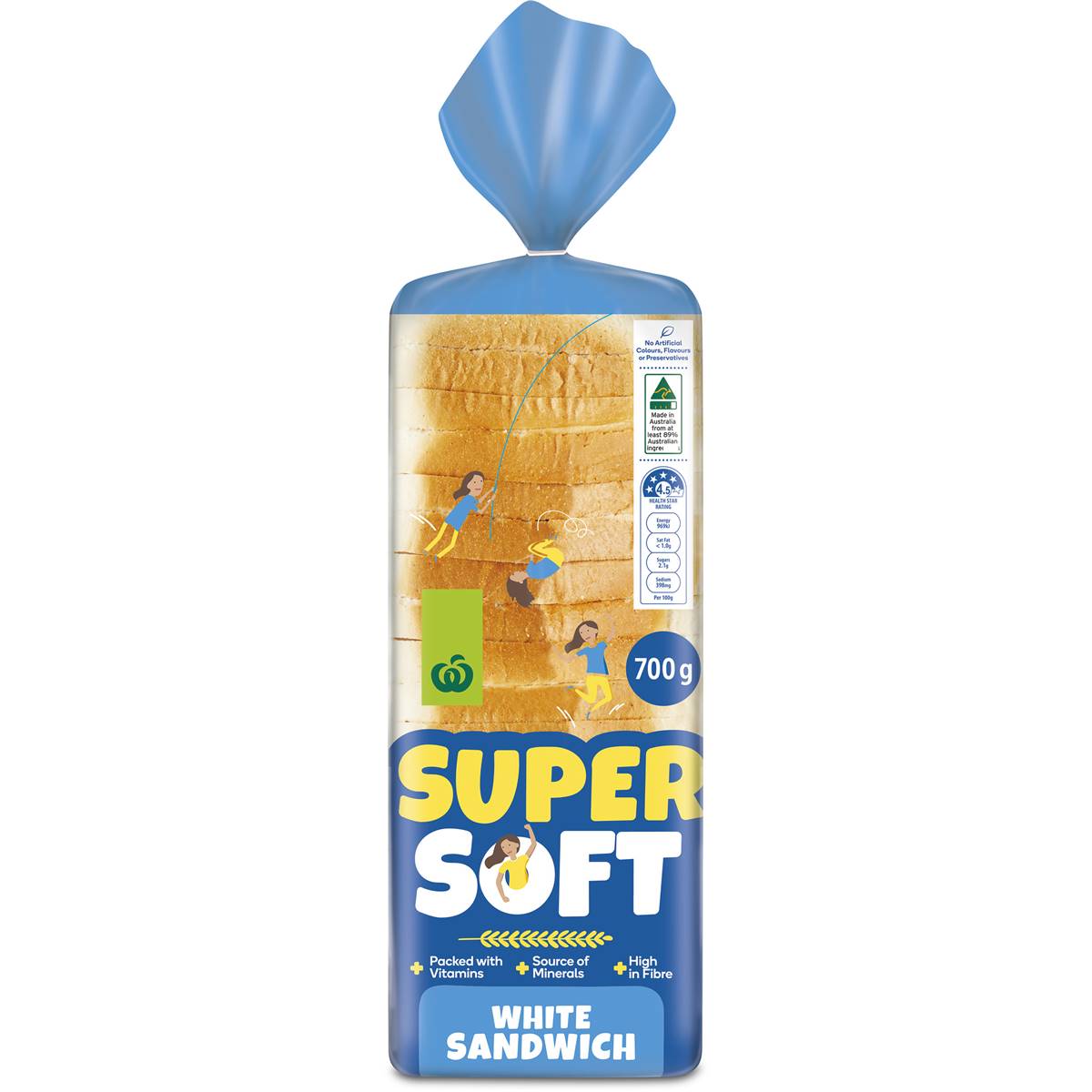 Woolworths Super Soft White Sandwich White Sandwich Loaf