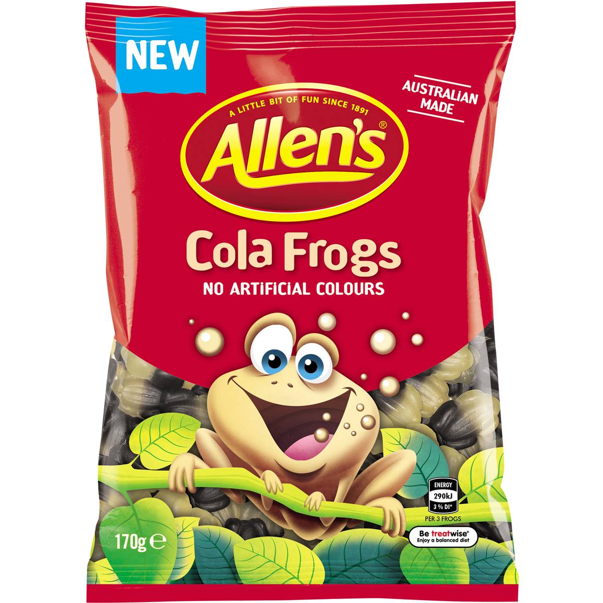 Allen's Cola Frogs 170g Woolworths